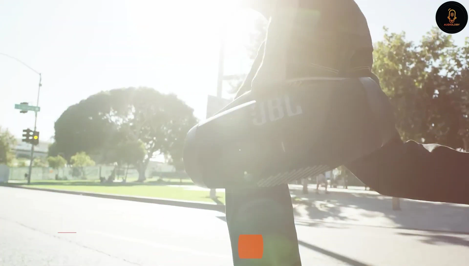 JBL Boombox 3 highlighting its size and rugged design
