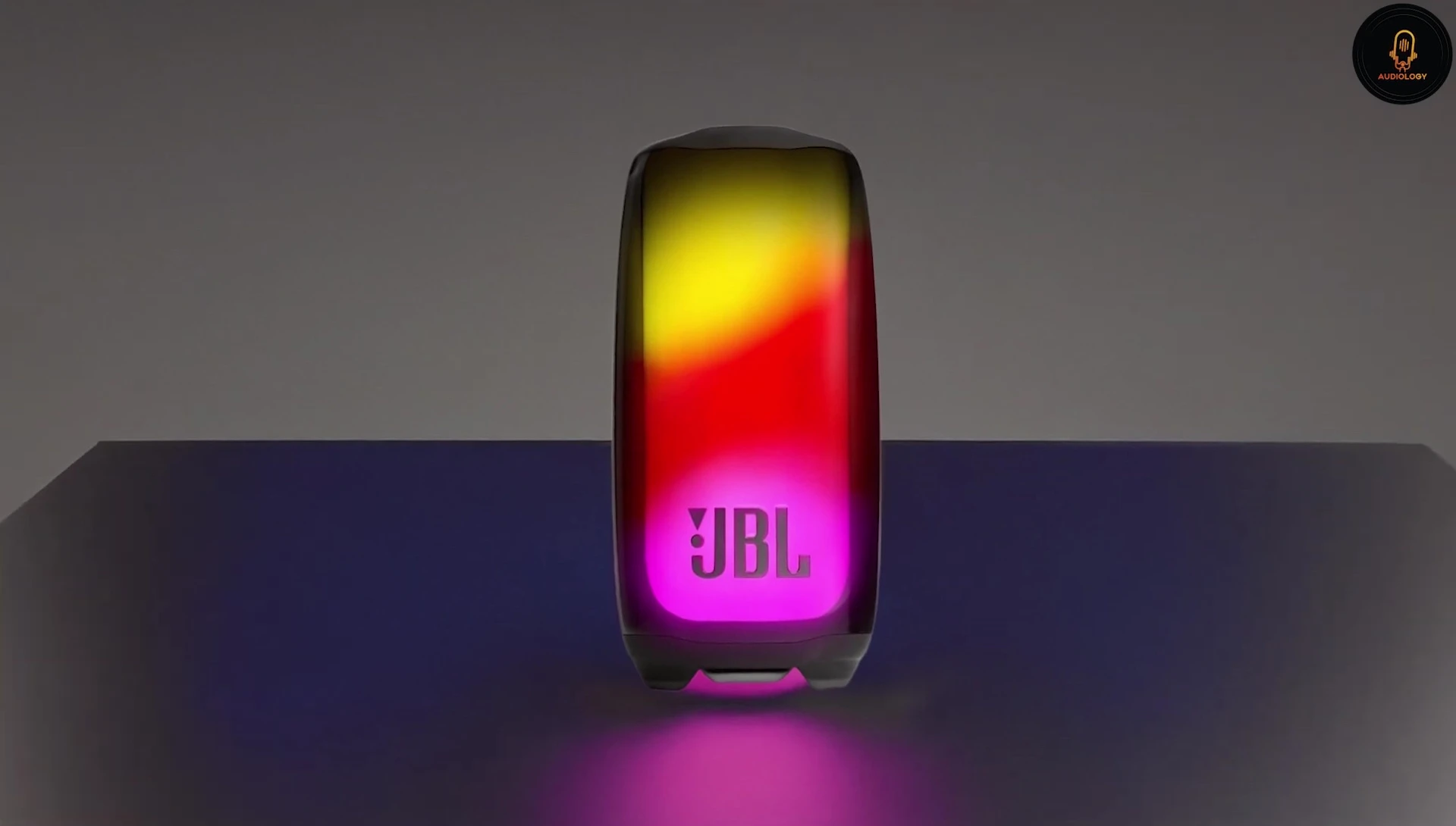 Montage of all seven JBL speakers