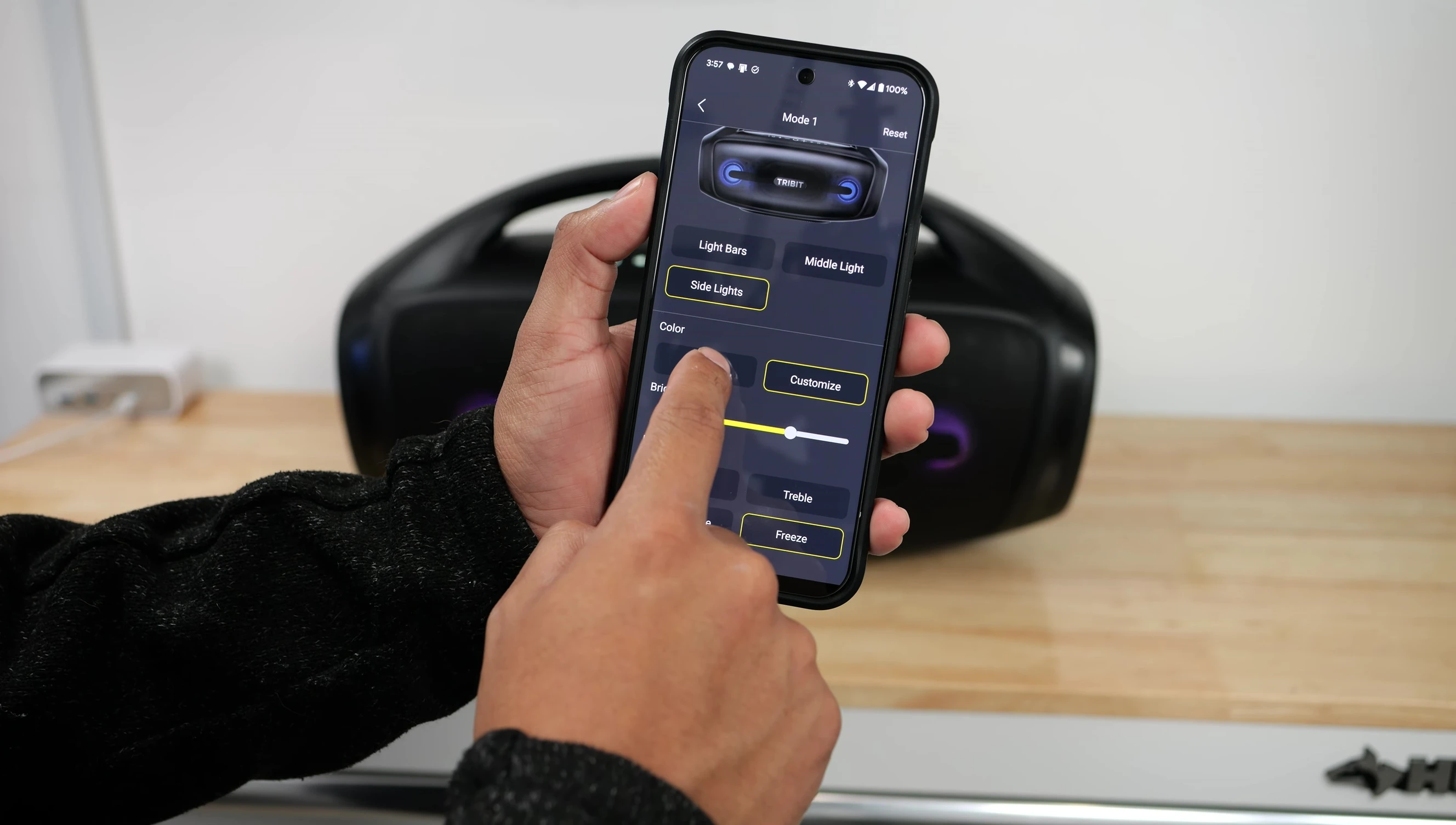 App Equalizer settings