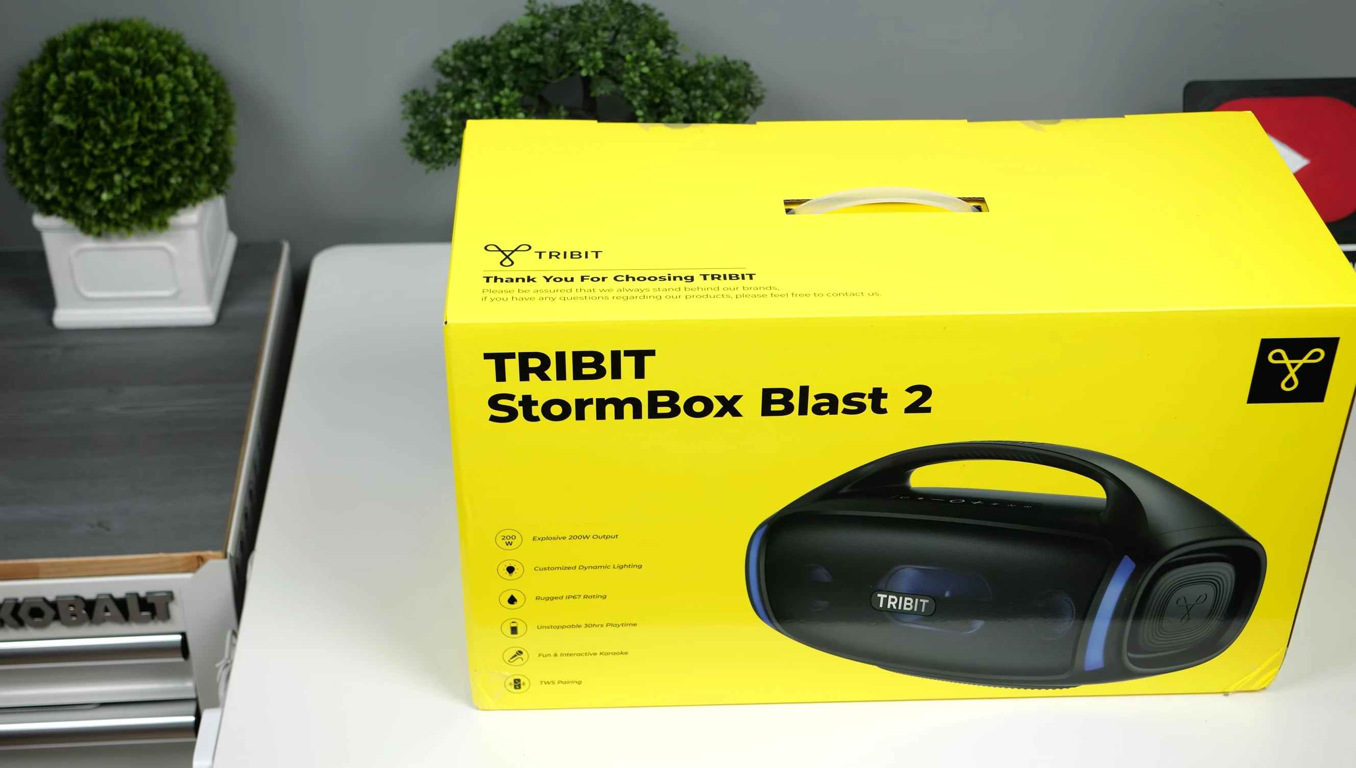 Tribit Stormbox Blast 2 packaging