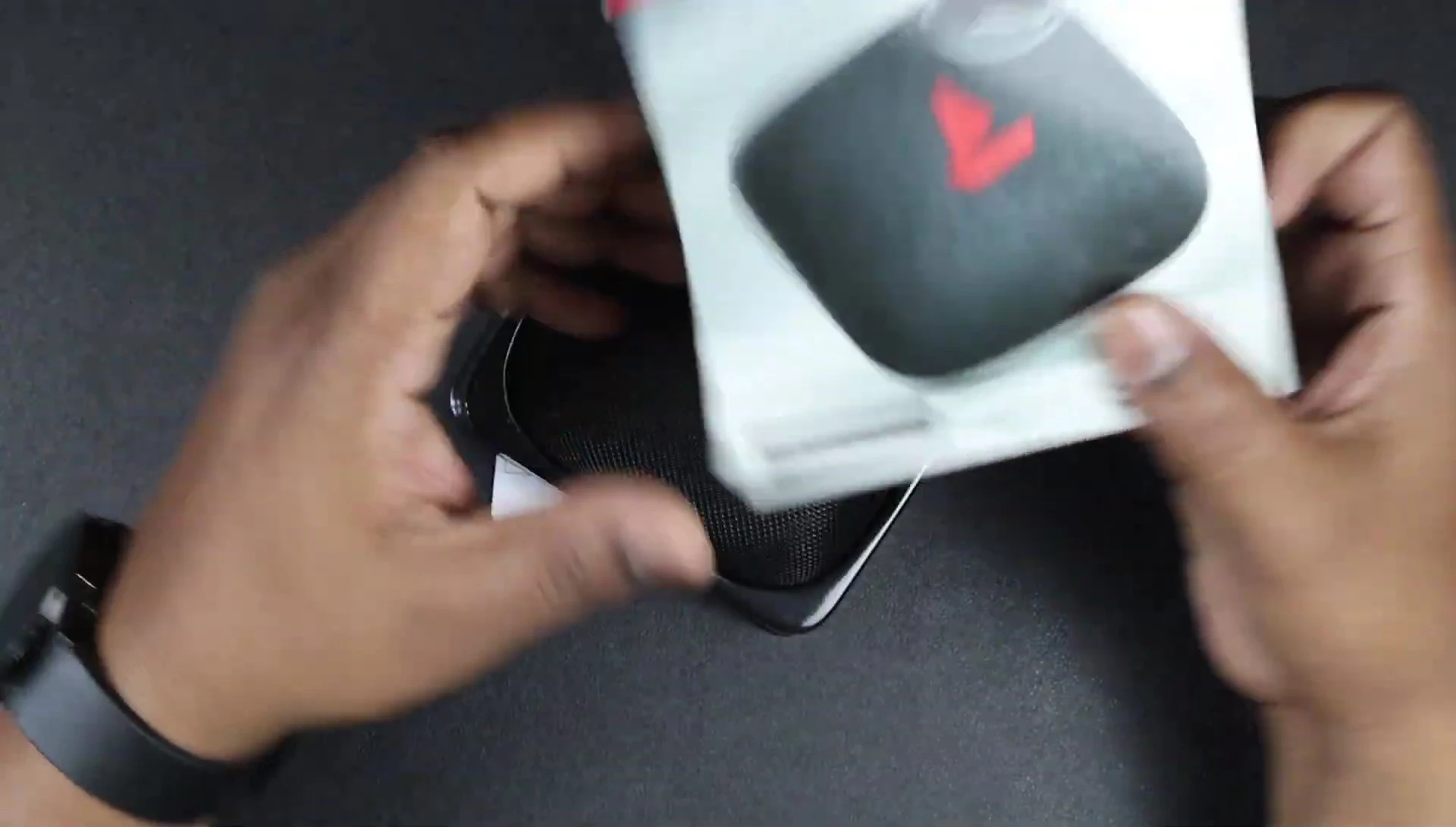 The speaker and its accessories
