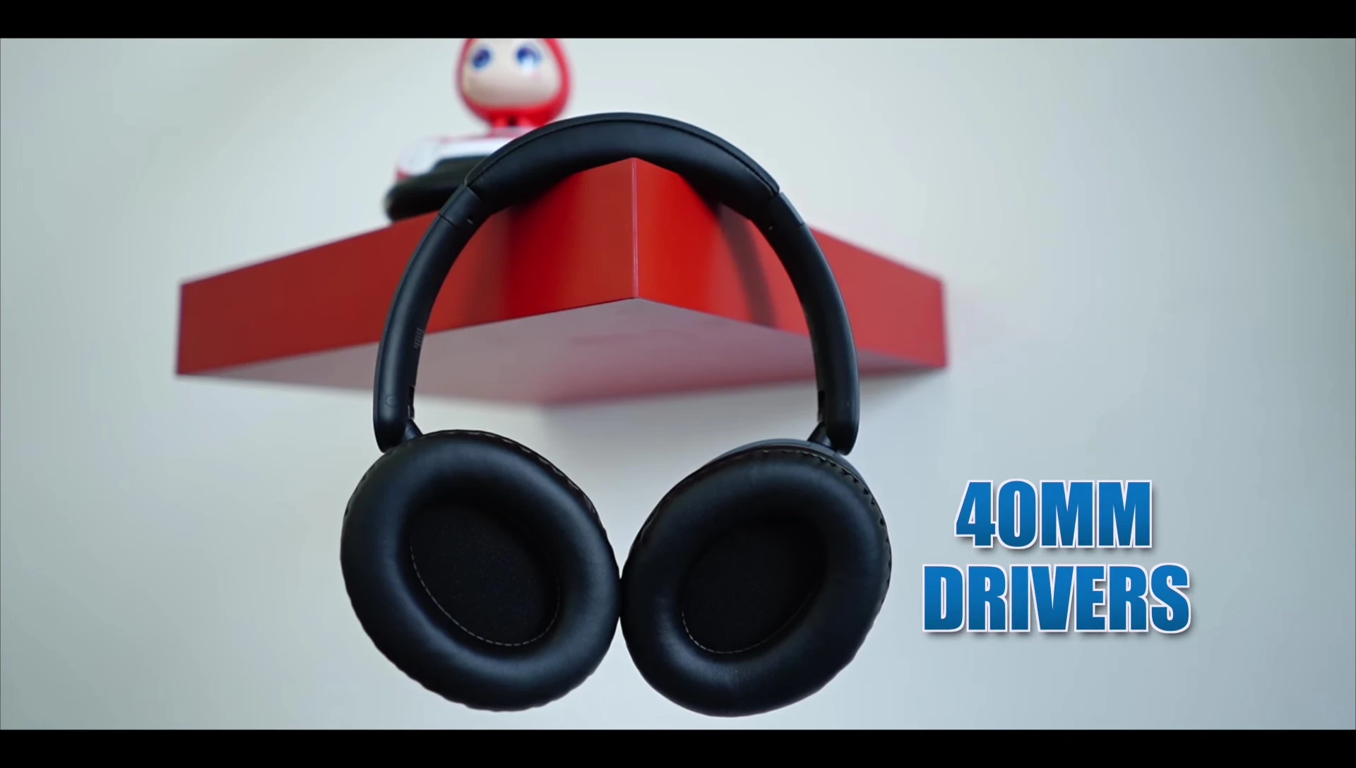 Graphic illustrating the 40mm drivers.