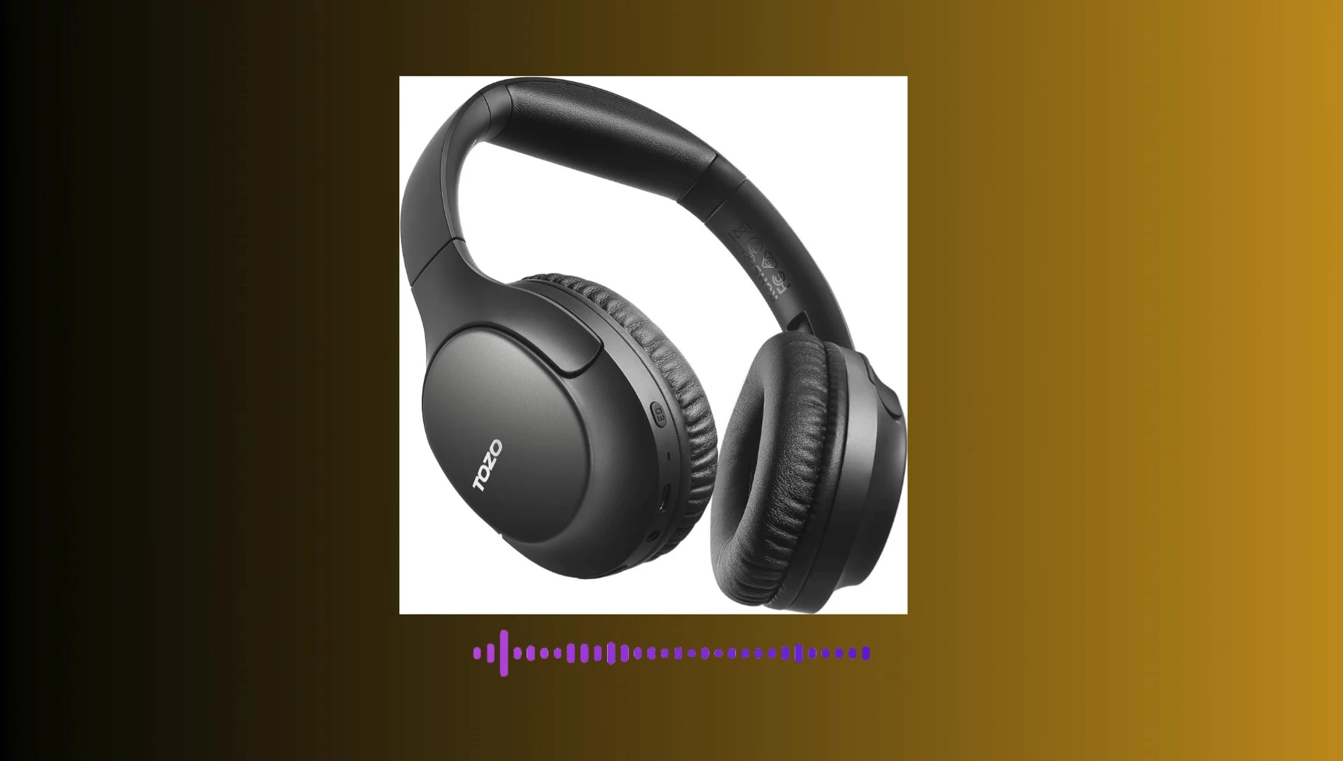 Close-up of the headphones showing build quality