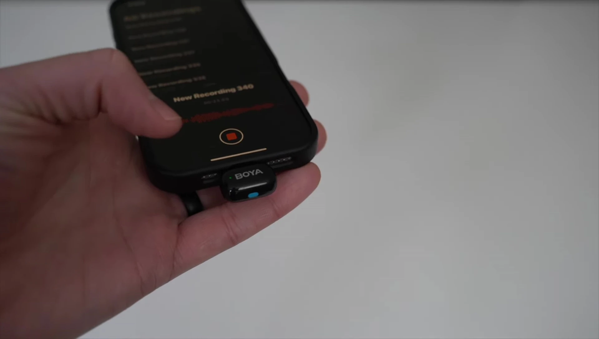 Demonstration of the voice changer