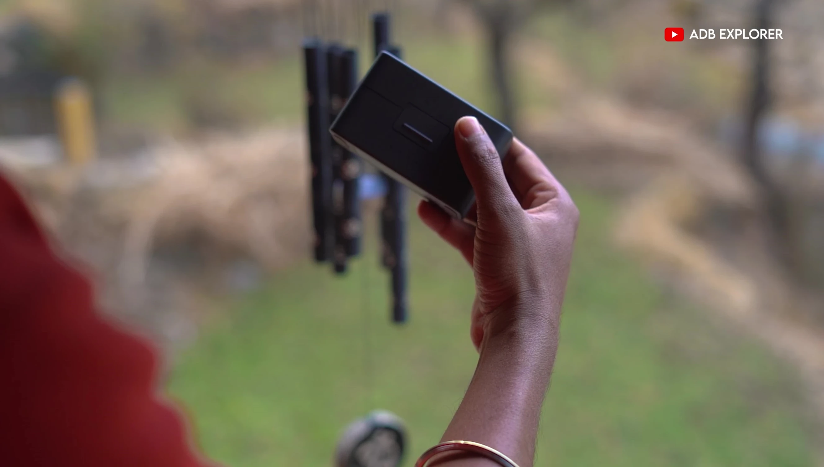 The DJI Mic Mini box inside the carrying case