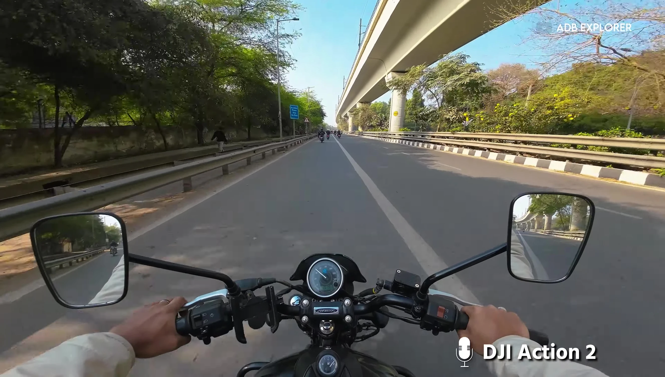 Moto vlogging setup