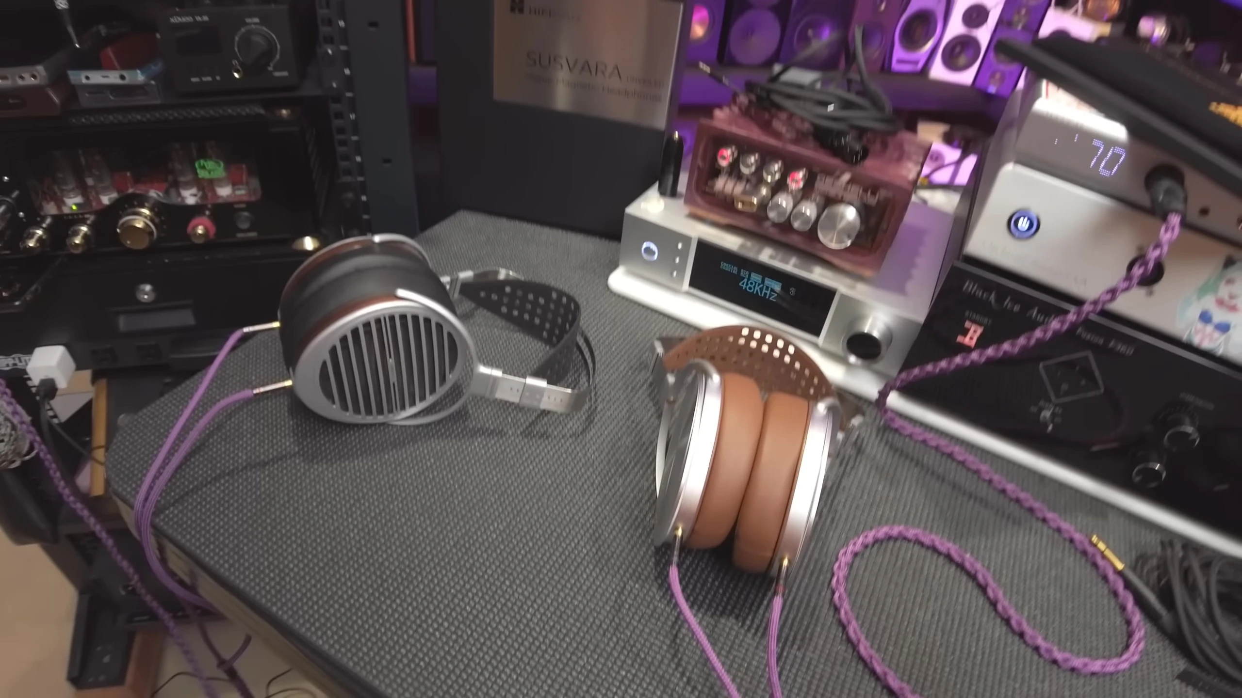 The reviewer emphasizes the lack of soundstage.