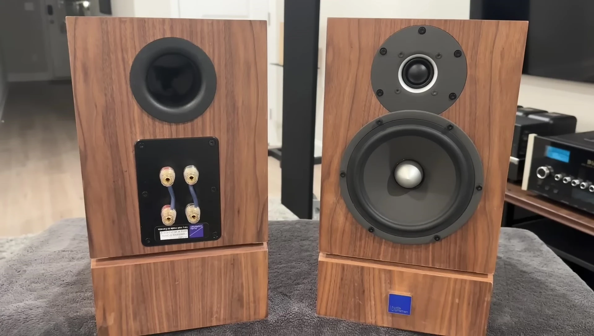 Image showcasing the speaker's specifications