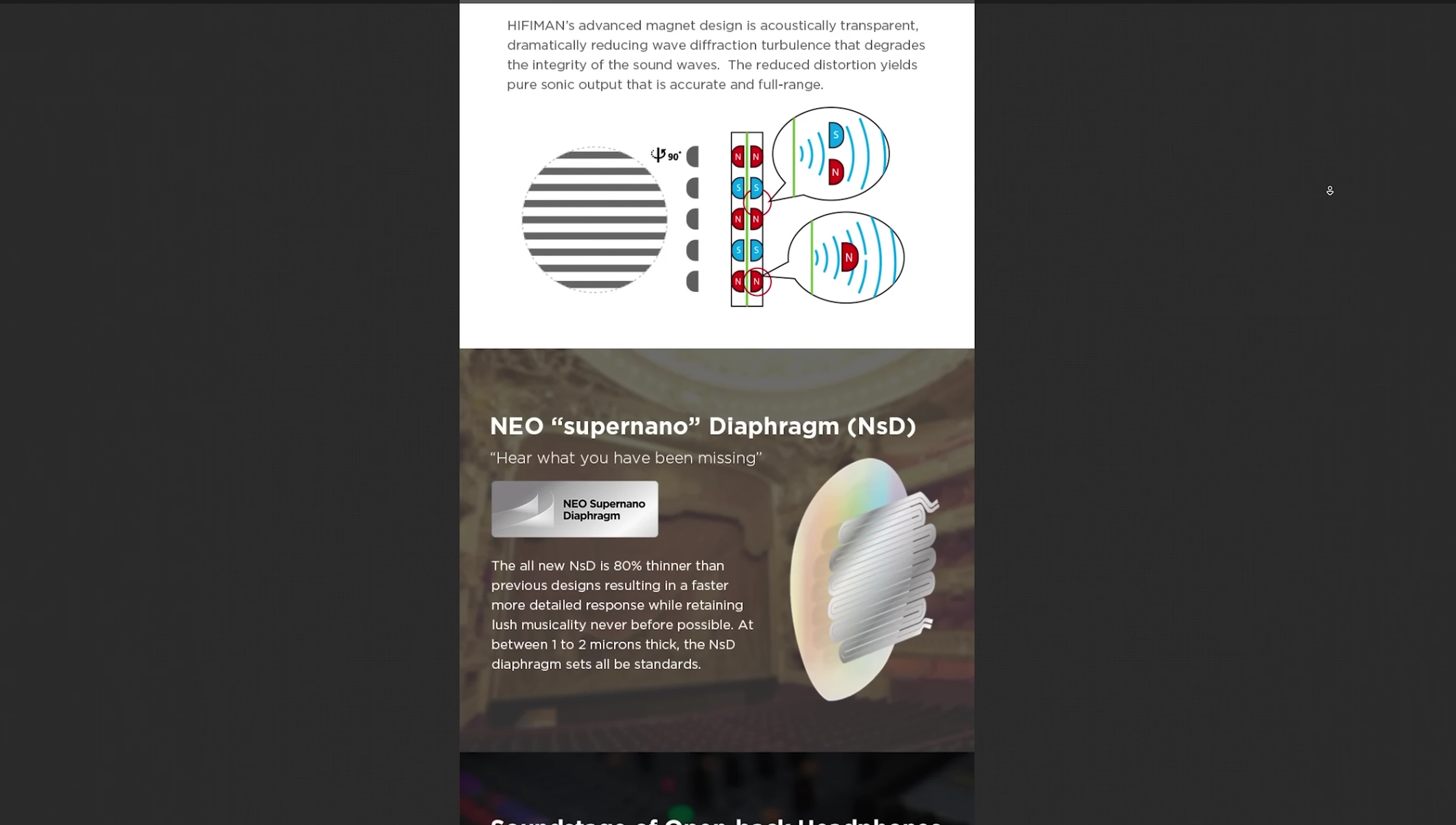 Screenshot illustrating the importance of frequency response over marketing.