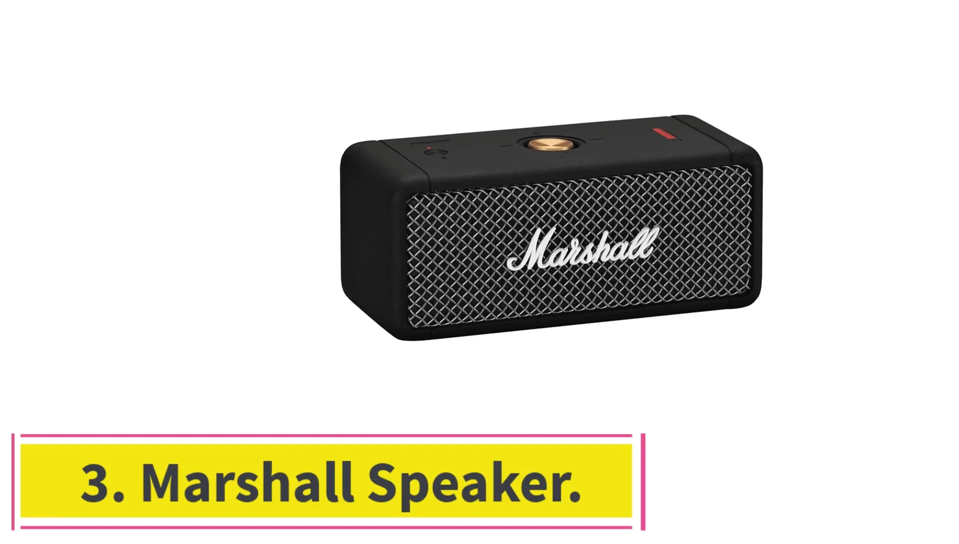 Marshall Emberton speaker