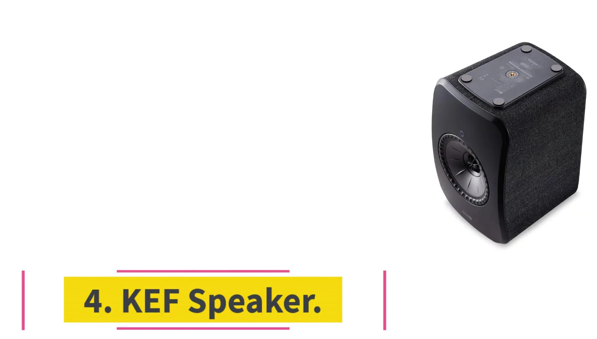 KEF LSX speakers