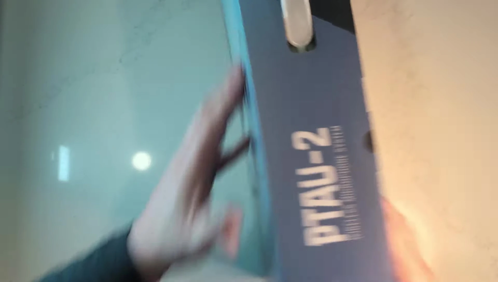 Opening the package, showing initial contents