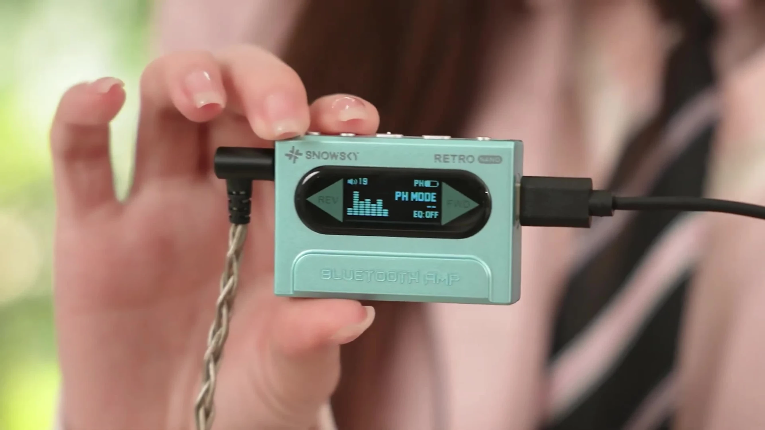 Close-up of the Snowsky Retro Nano DAC/Amp