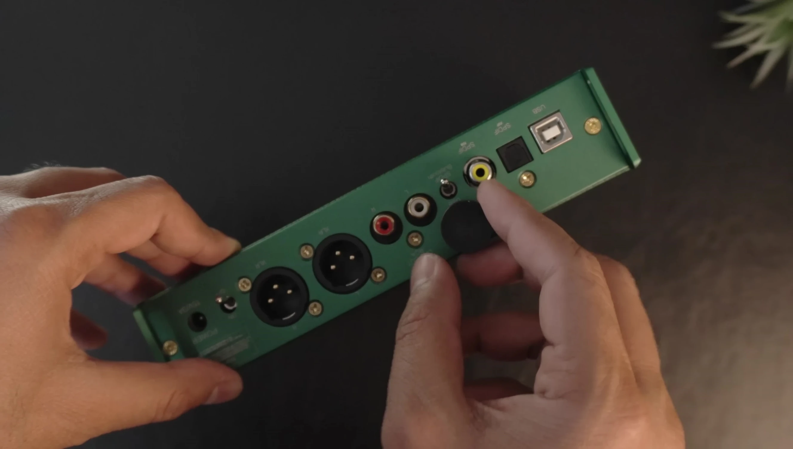 Top view of the RT-5000 showing the Bluetooth antenna and switches