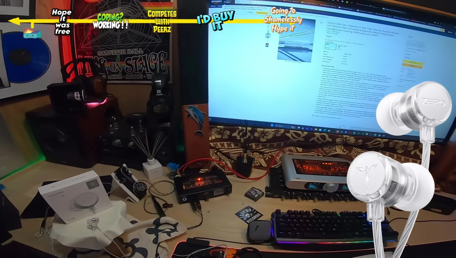 Creator describing the sound signature