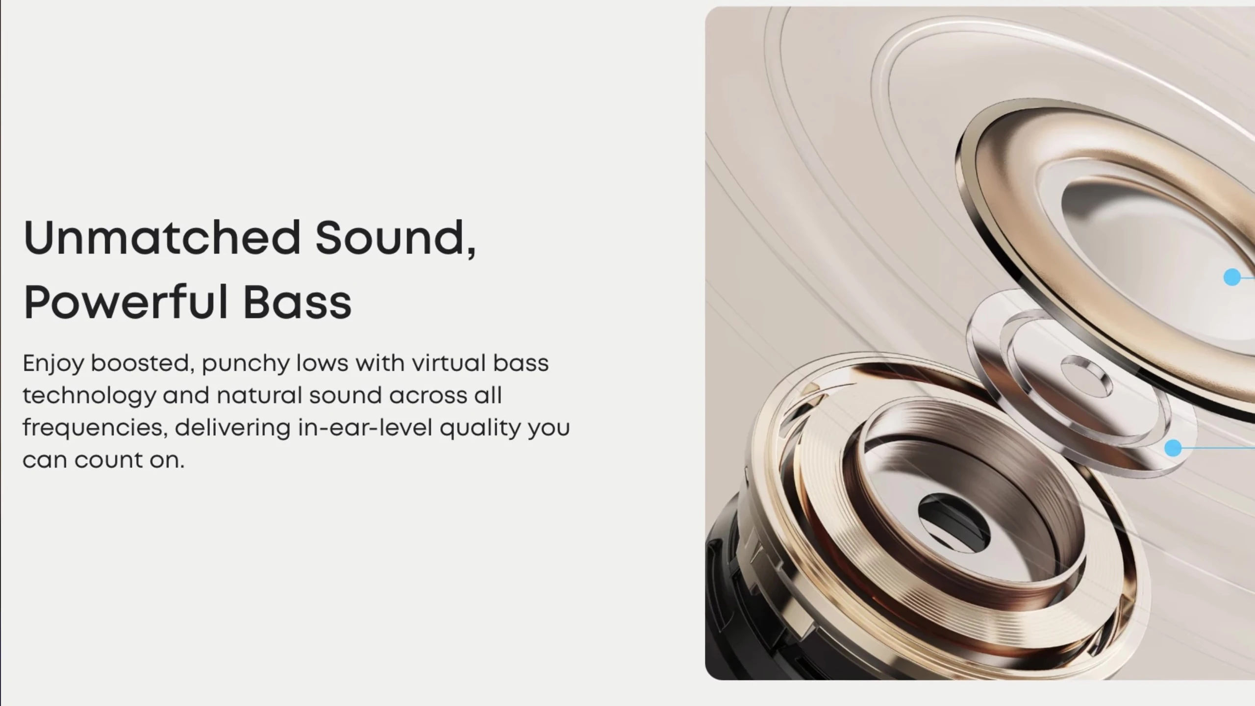 Screenshot demonstrating the sound quality test with EQ settings.
