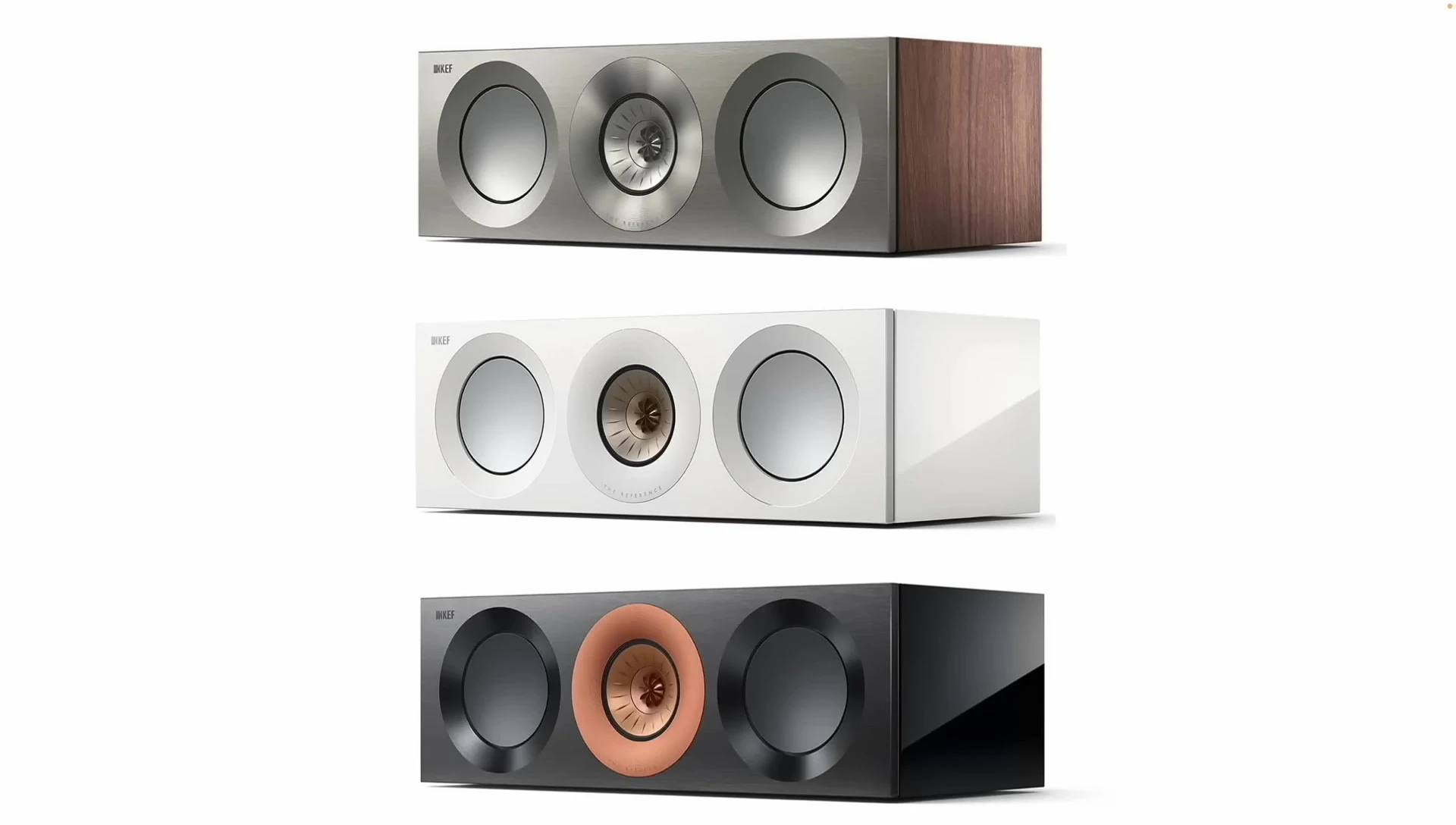 Different color options for the KEF Reference 2 Meta speaker
