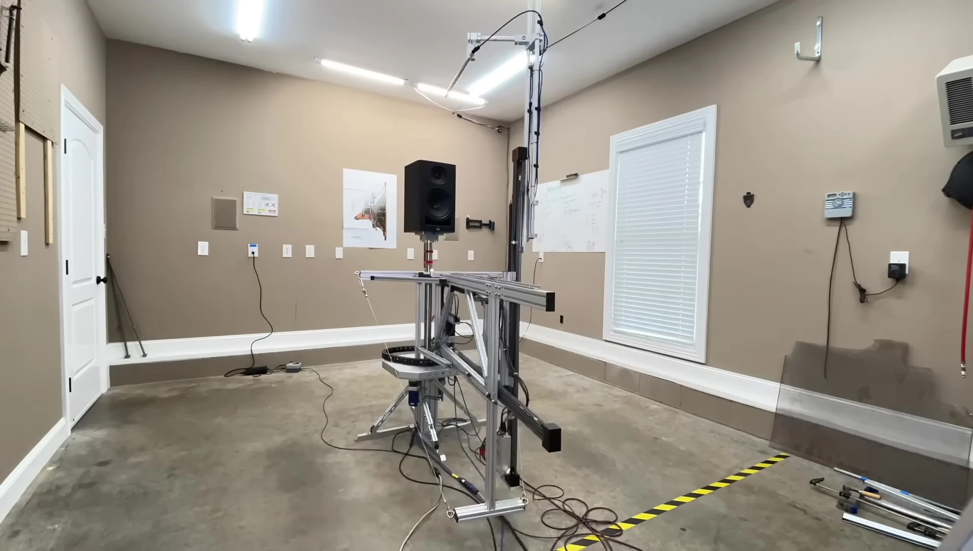 Screenshot of the measurement equipment being used.