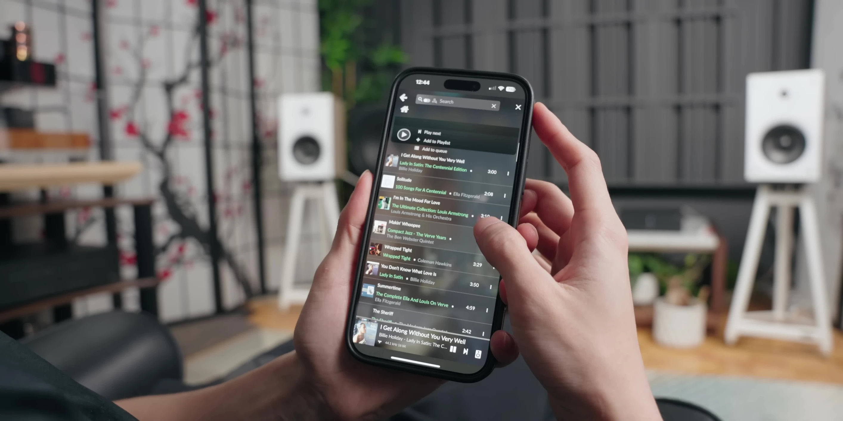 Screenshot of the Voluumio Primo app