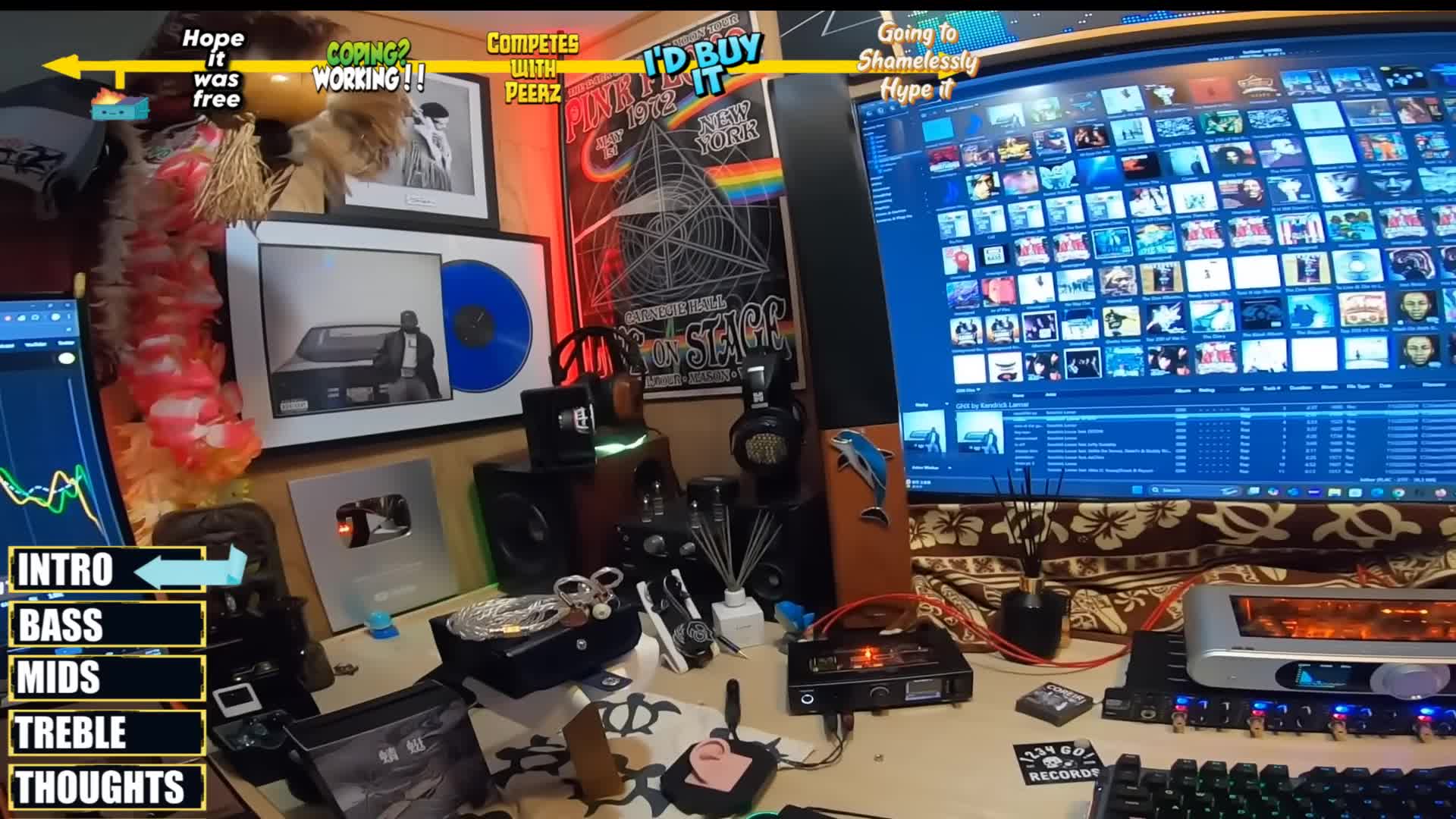 Presenter mentioning the Tigerism Dragonfly giveaway