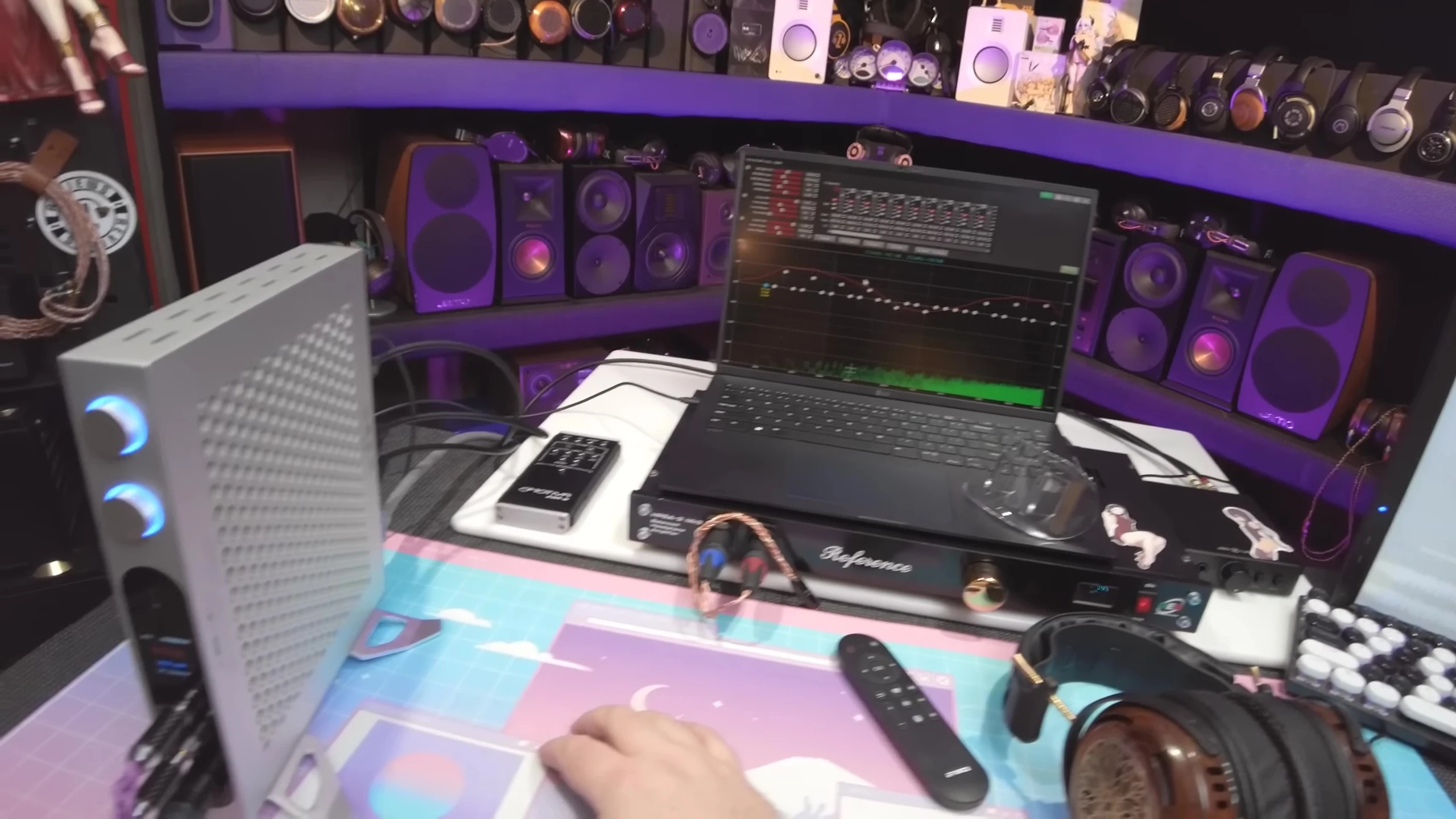 Screenshot showing the K19's EQ settings