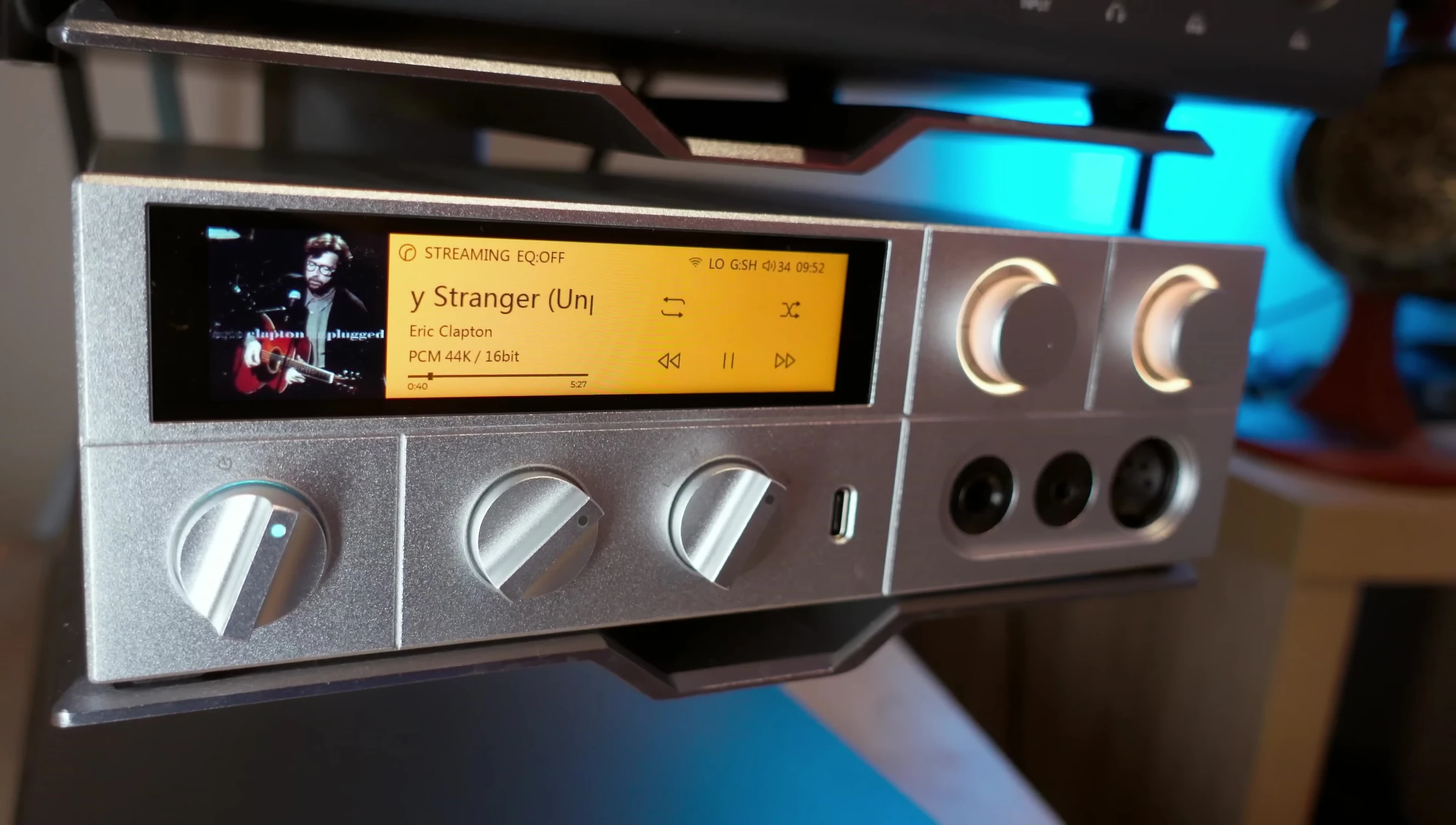 The reviewer is impressed with the sound quality.