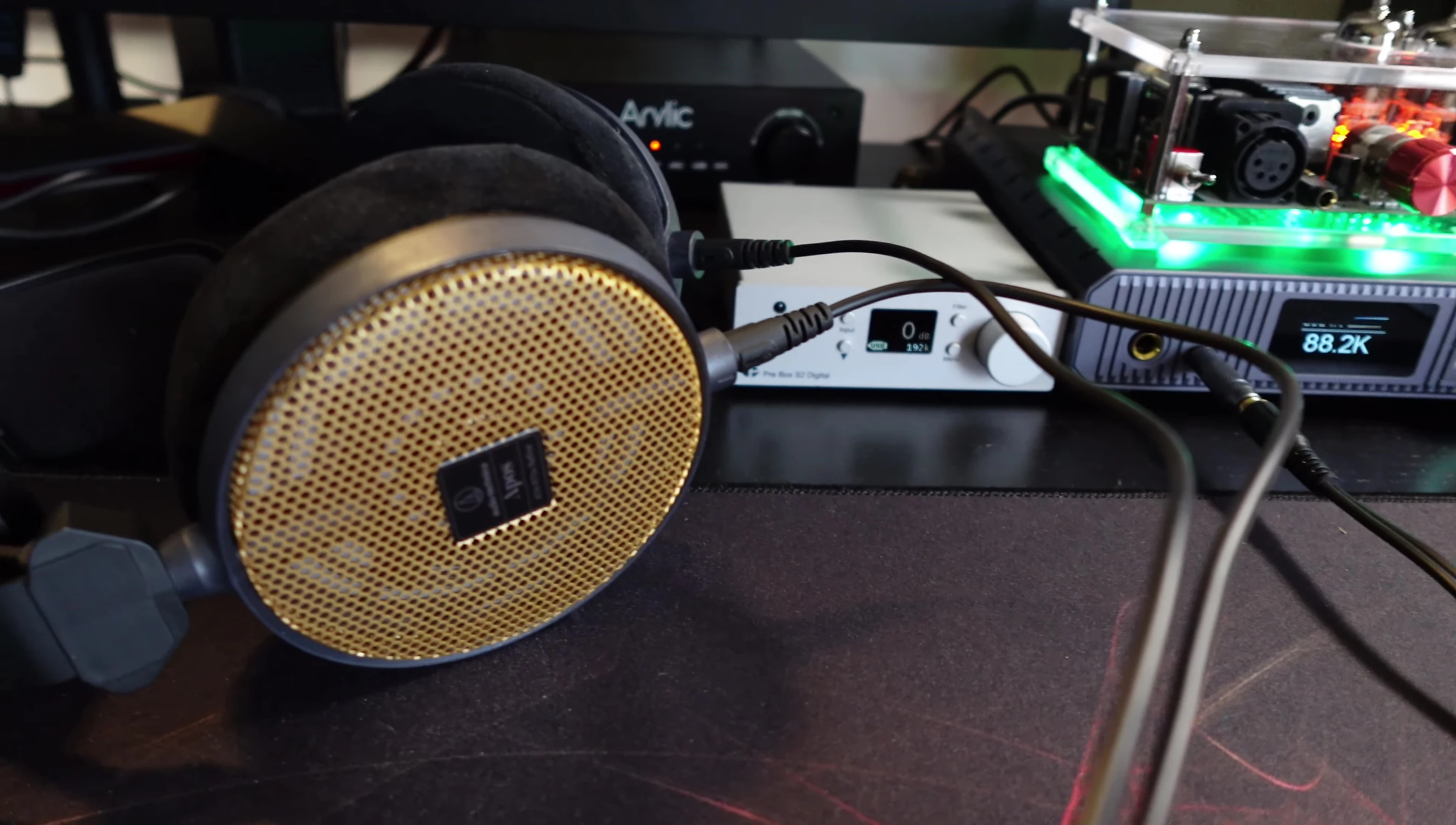 Image of the setup used for comparisons