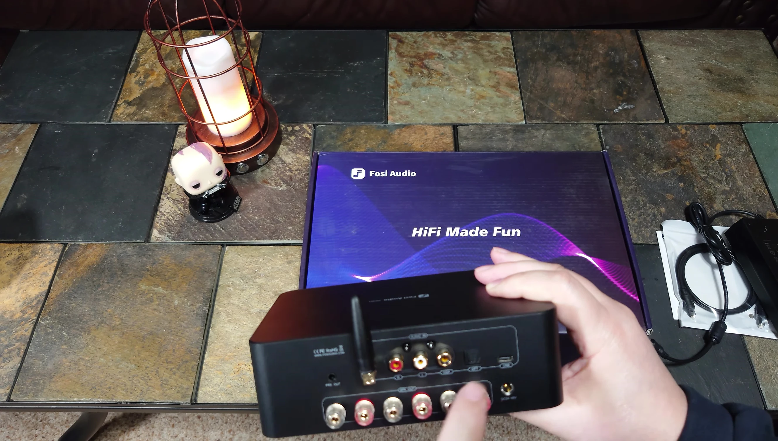 Rear panel highlighting the connectivity options