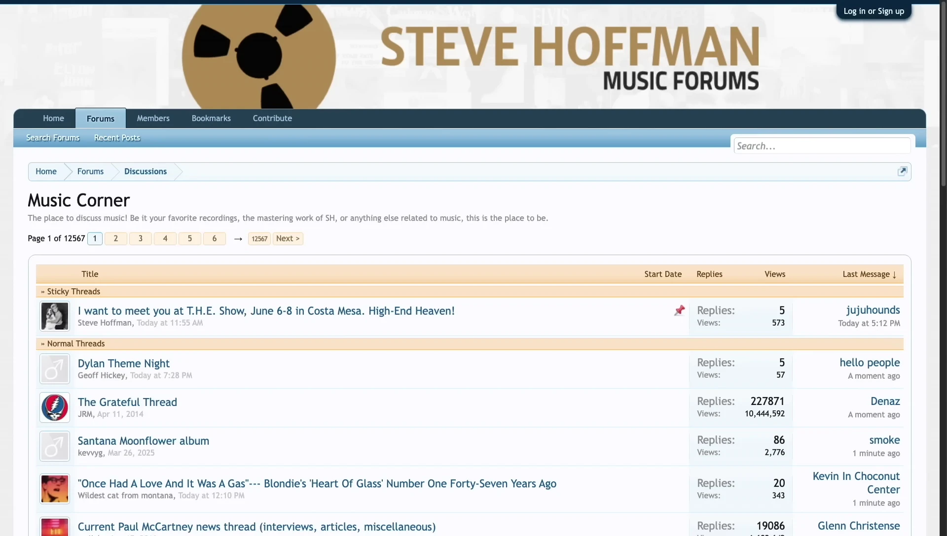 Mention of Steve Hoffman forums and other resources.