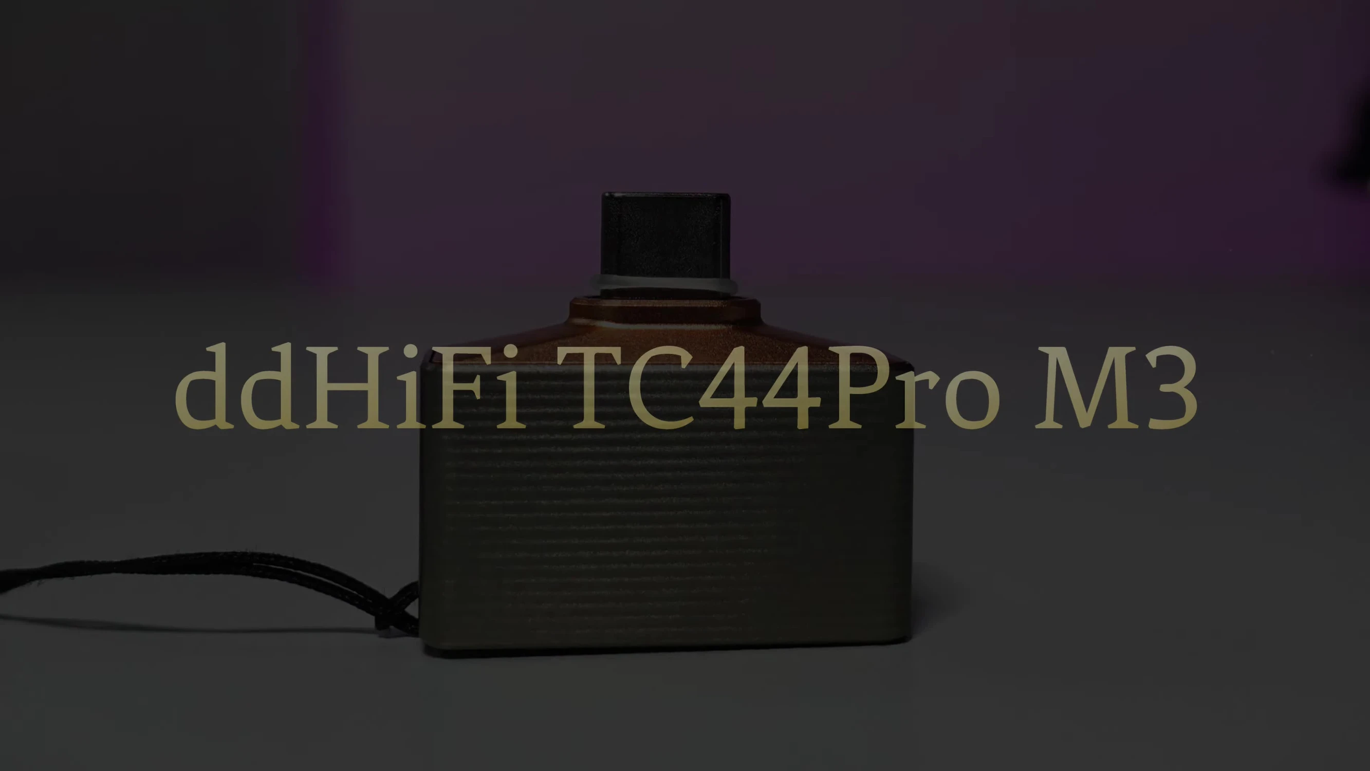 Close-up of the ddHiFi TC44 Pro M3 DAC/Amp
