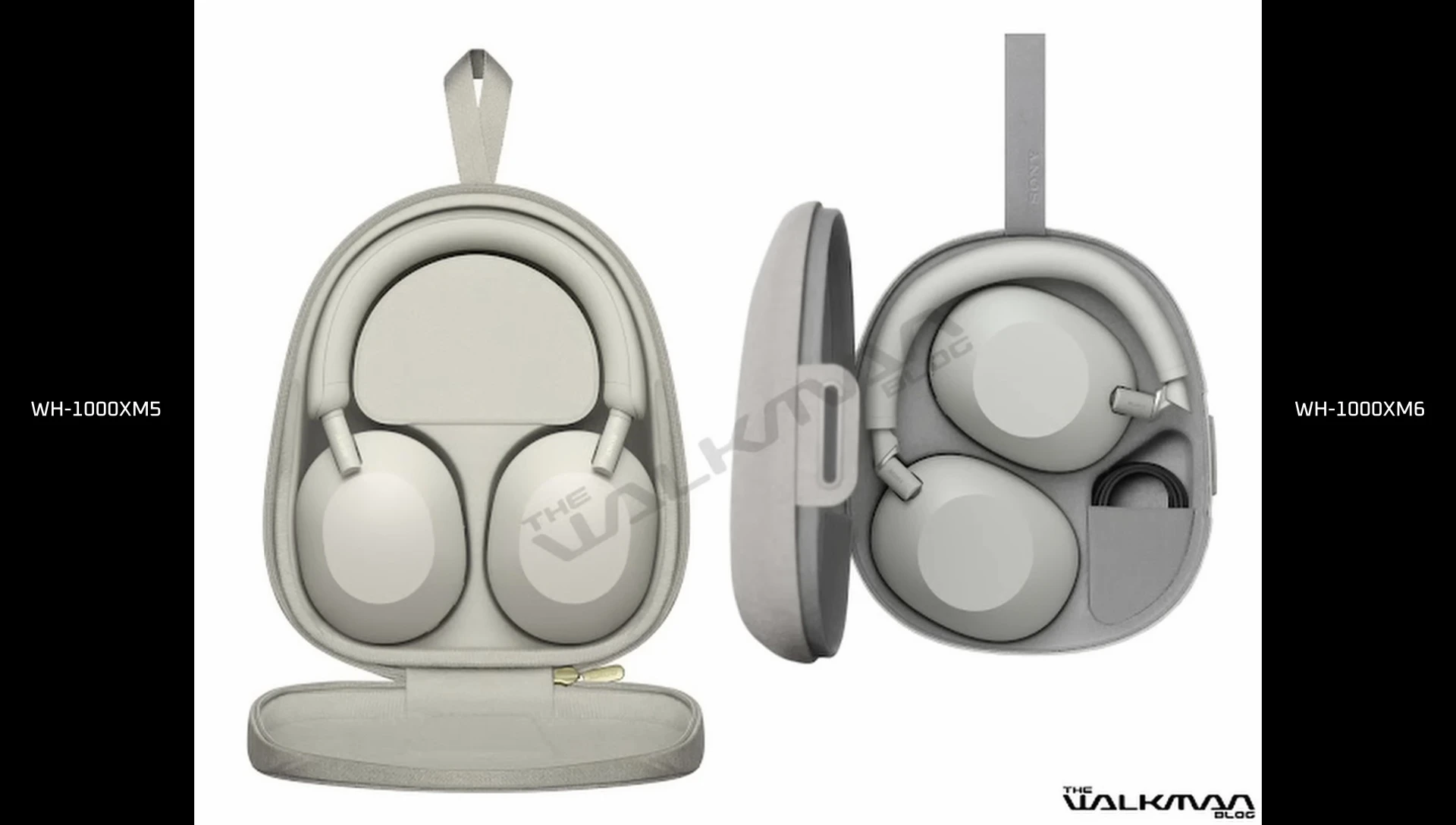 Comparison shot of the XM6's case size relative to previous models.