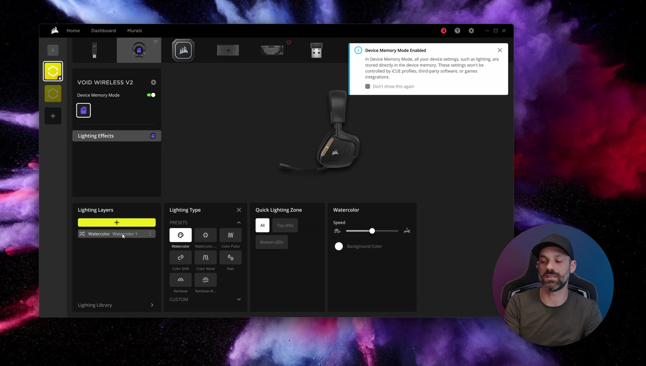 RGB lighting customization