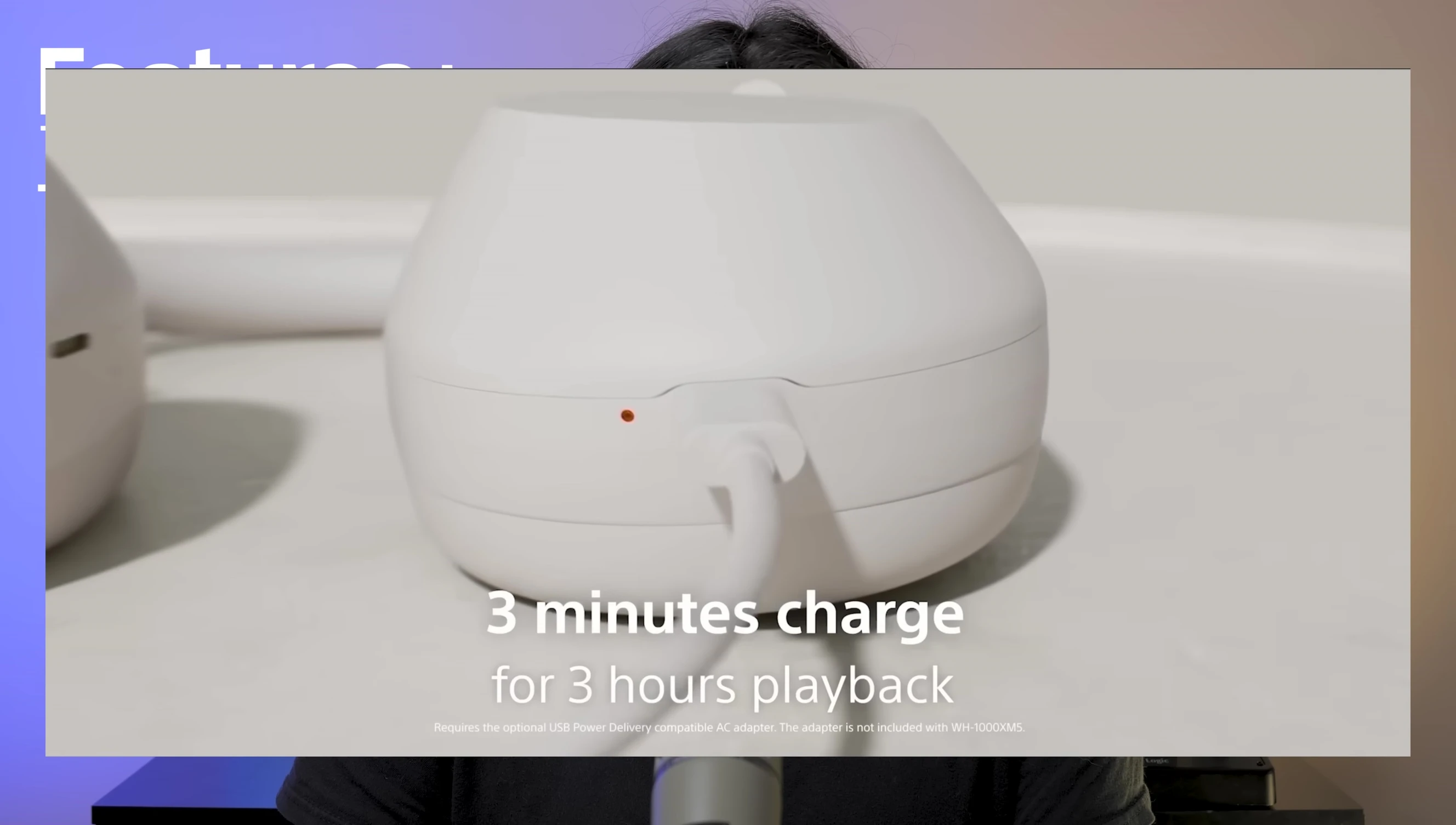 Image related to the quick charge functionality.