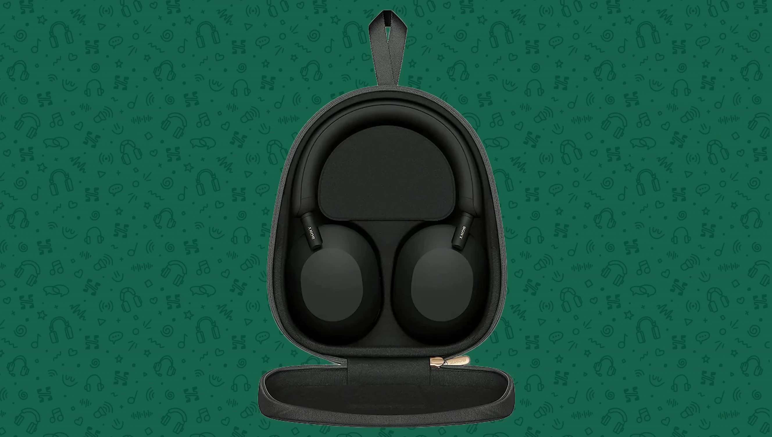 Image showing the foldable design of the WH-1000XM6 headphones.