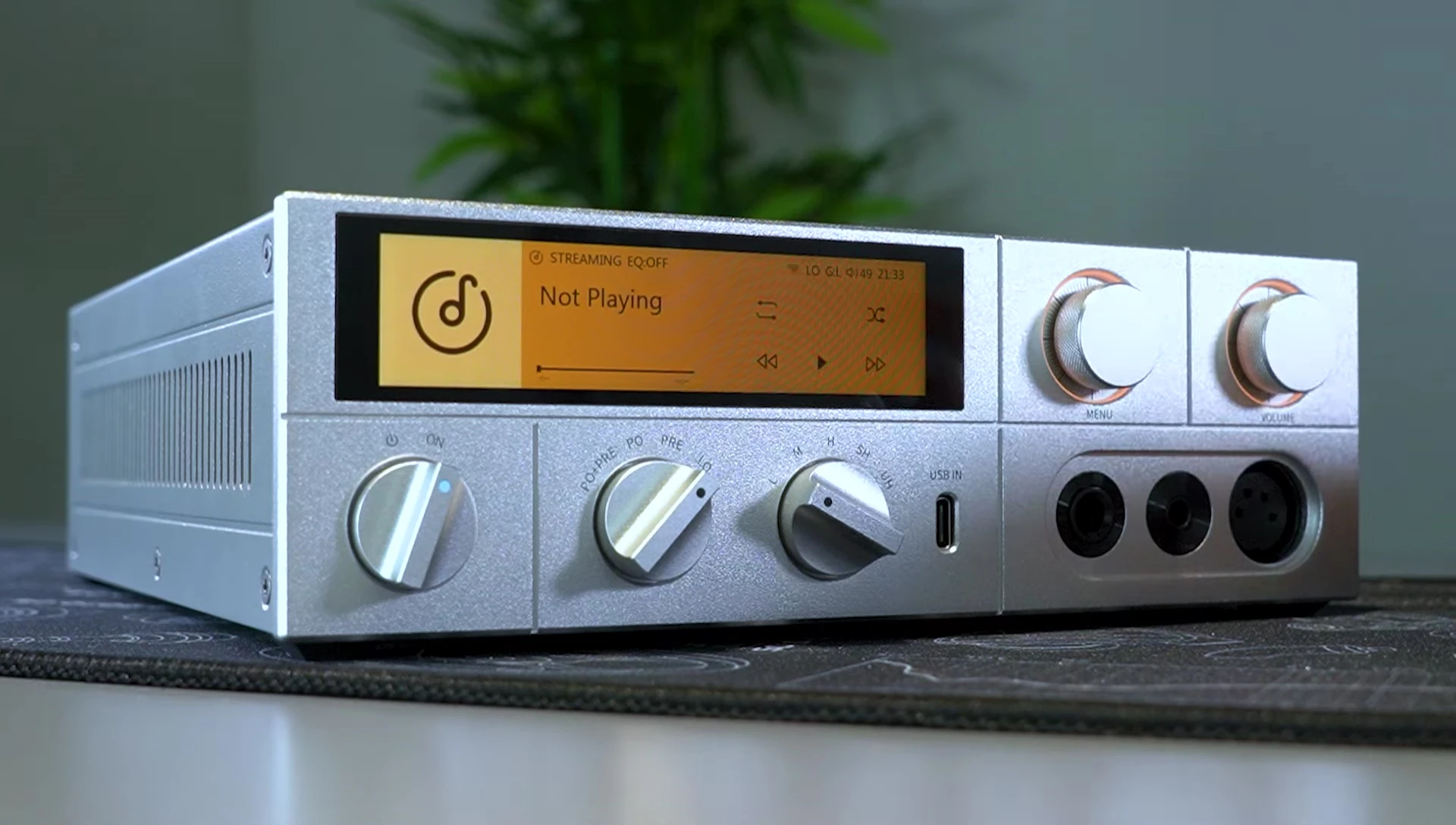 USB-C input on the FiiO K17.