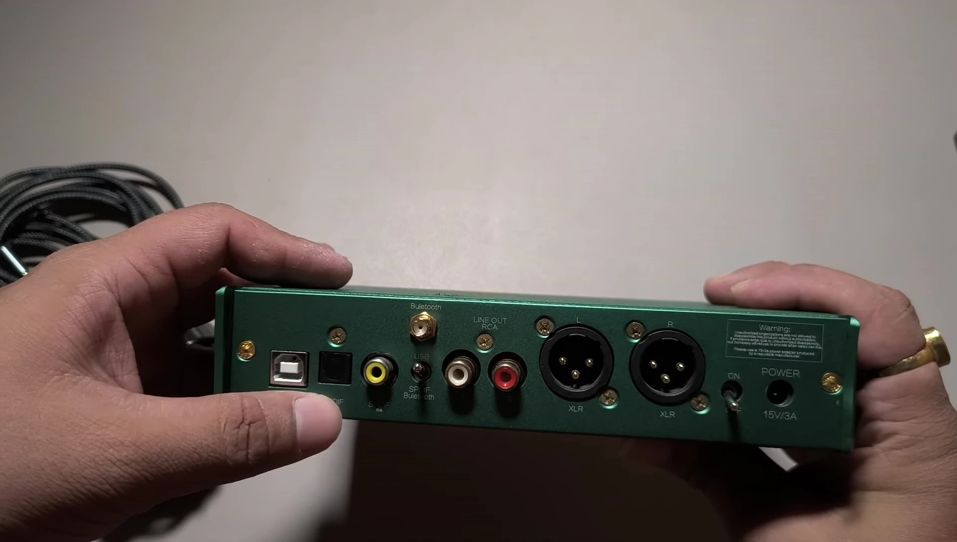 Input and output options