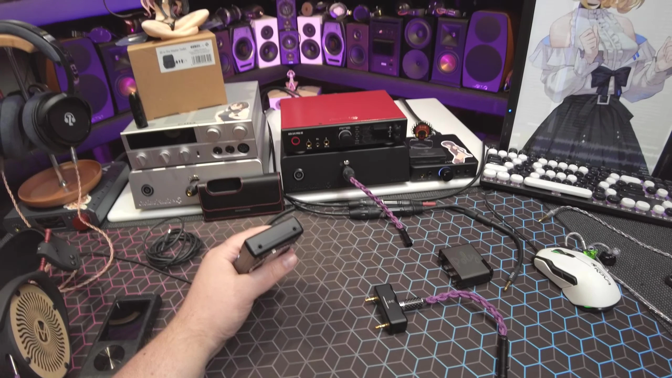 Screenshot showing the reviewer enjoying the audio quality