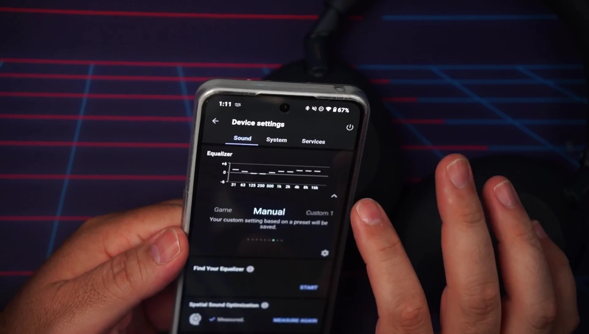 Sony Headphones Connect app EQ settings