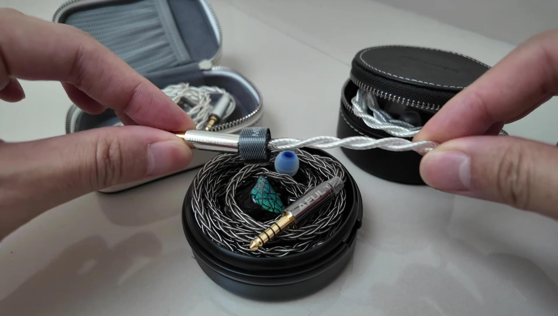 Different types of headphone cables