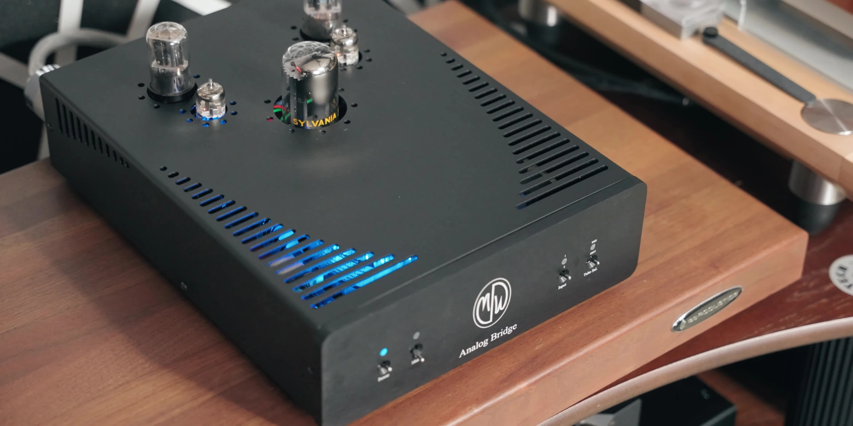 Speaker explains the importance of impedance matching in audio systems.
