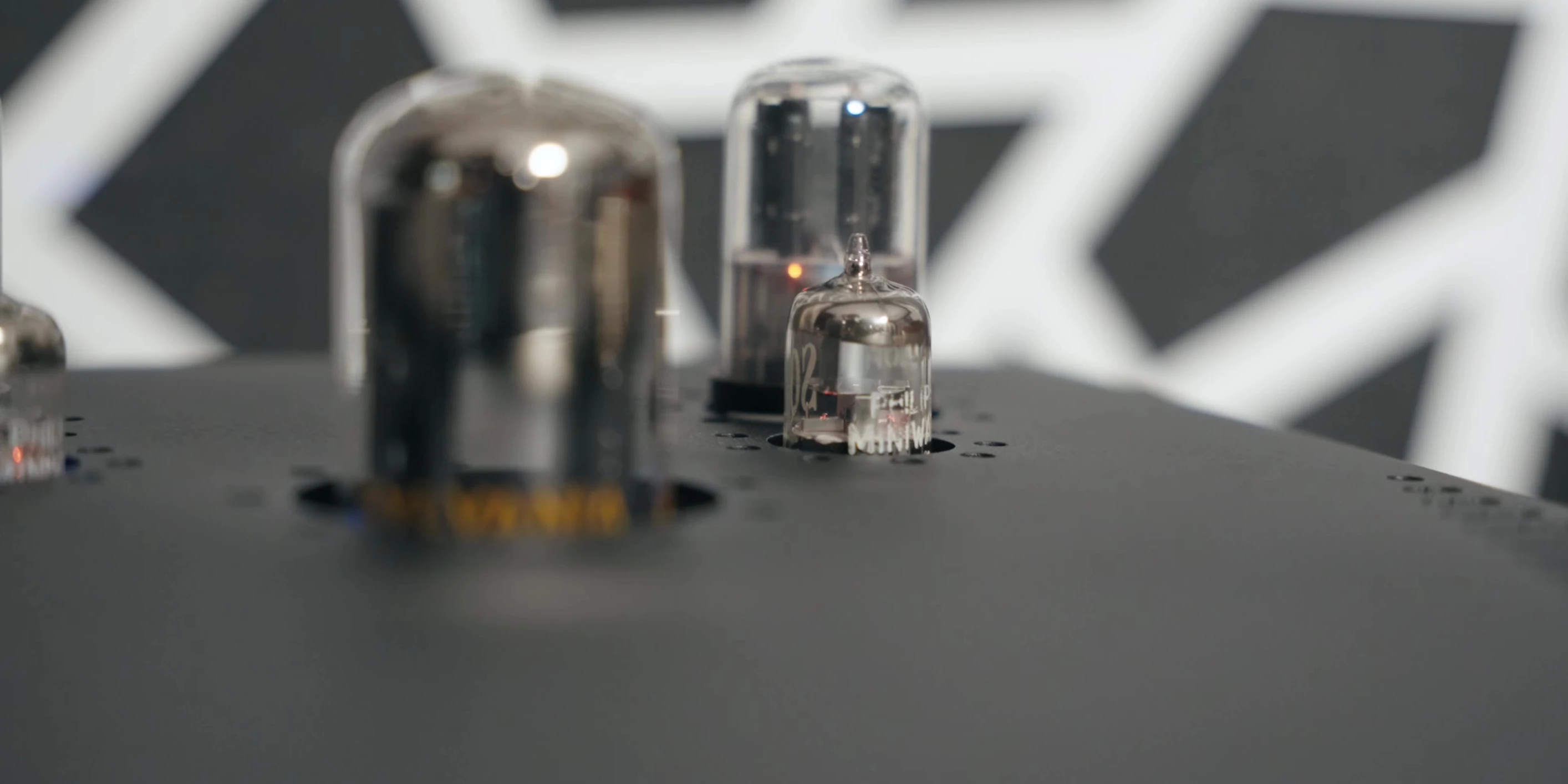 Close-up of the Modrite unit showcasing the tubes.