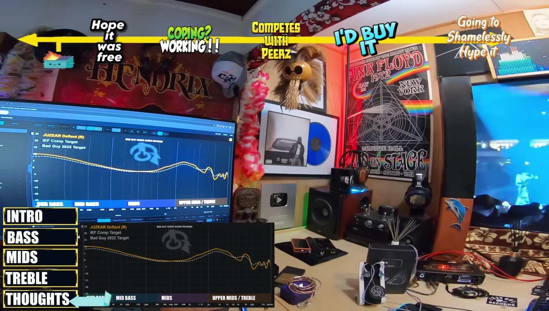 Screenshot of the reviewer emphasizing the exceptional tuning quality.