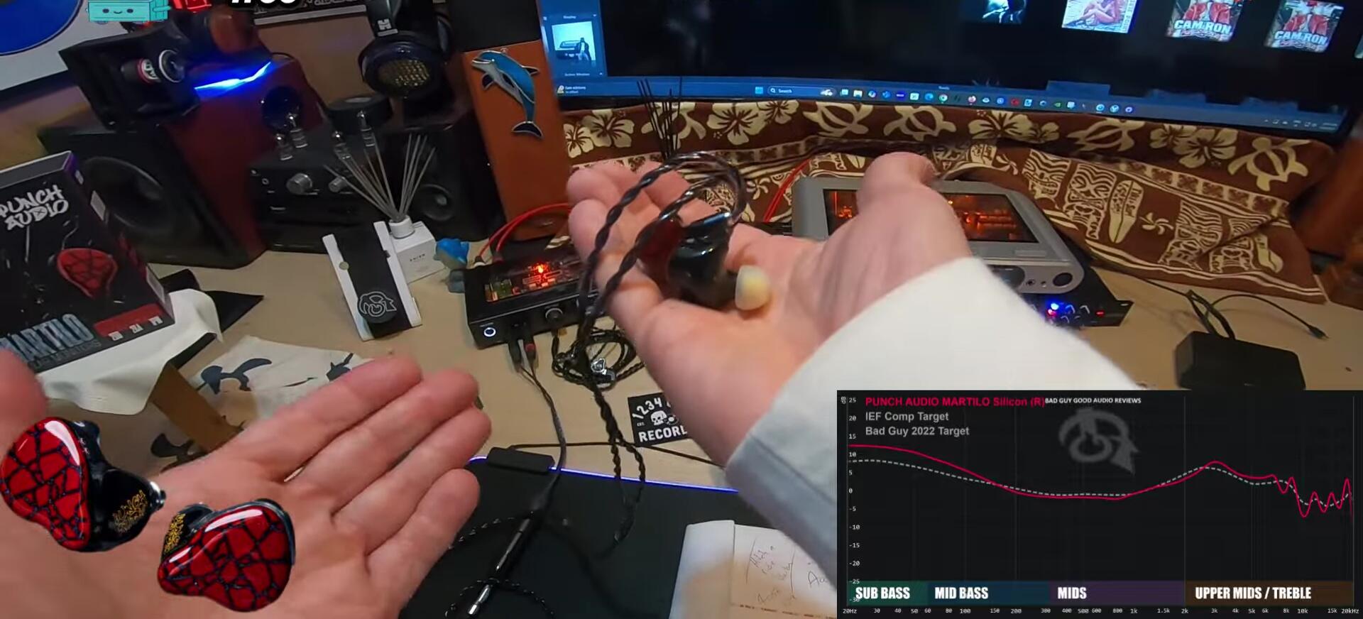 Screenshot where the speaker mentions price differences