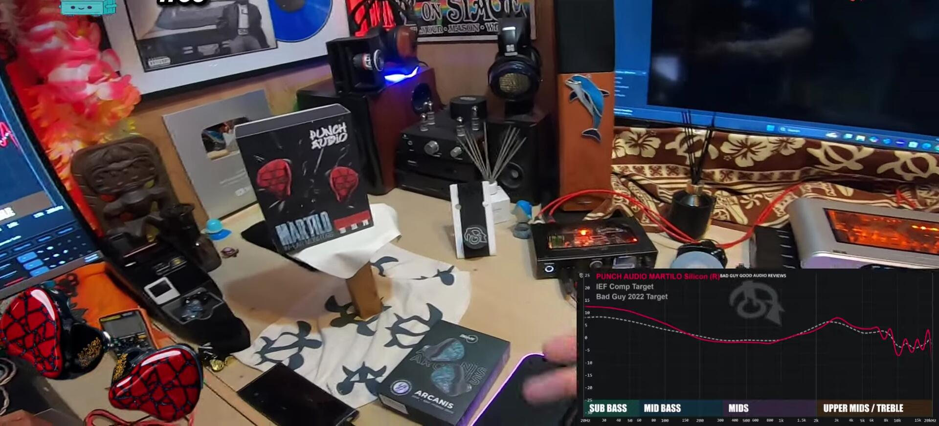 Screenshot of the presenter summarizing his thoughts on the sound.