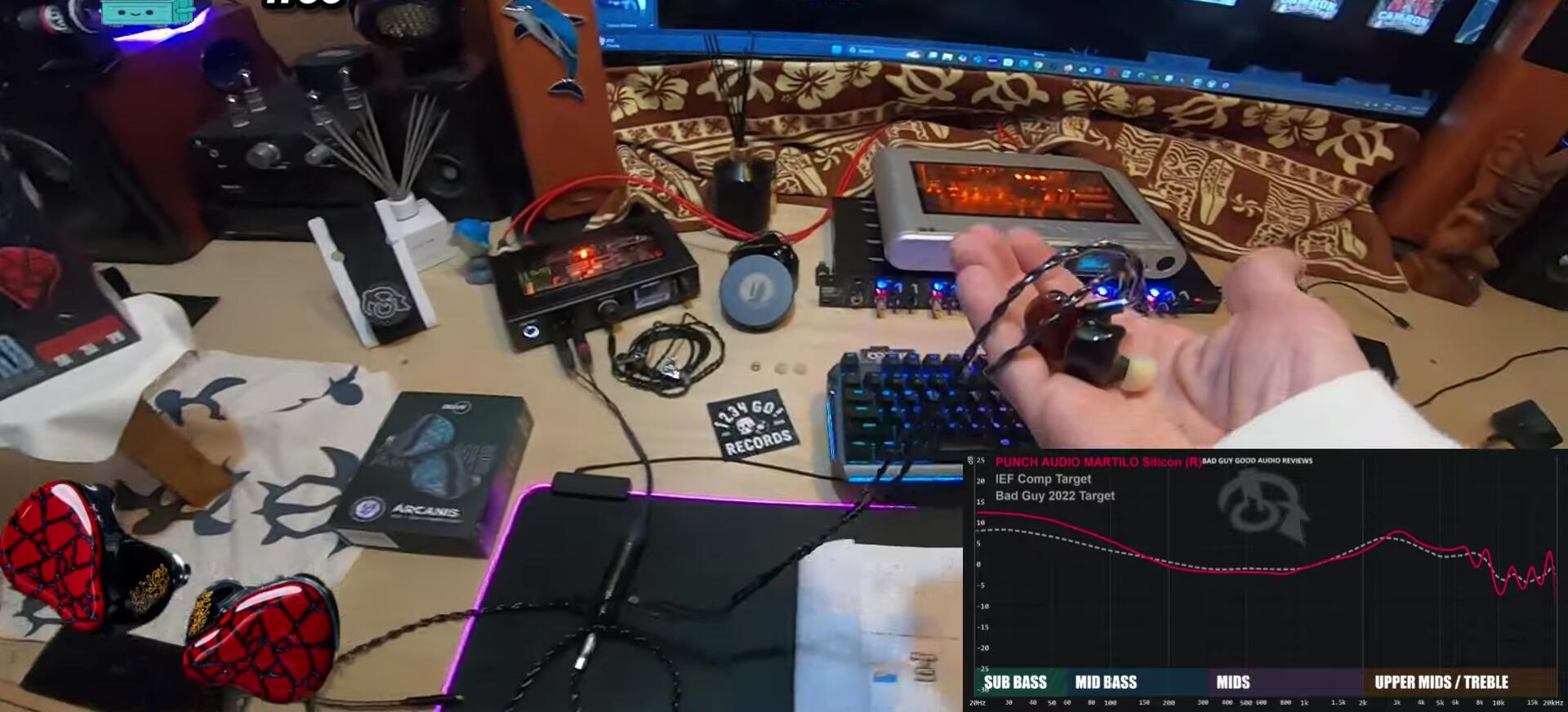 Screenshot of the presenter discussing price-to-performance.