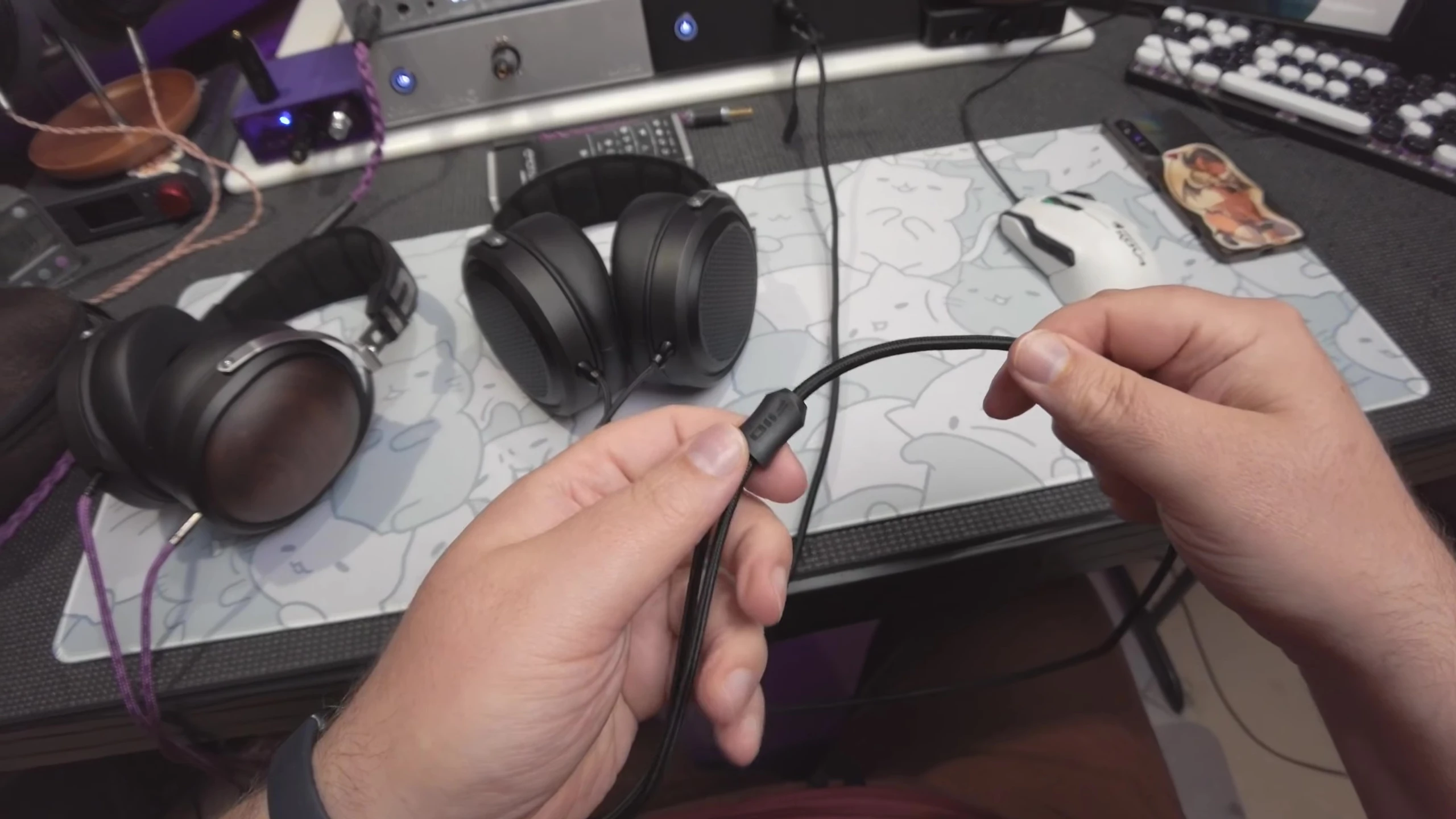 Image showcasing the high-quality cable and the carrying case