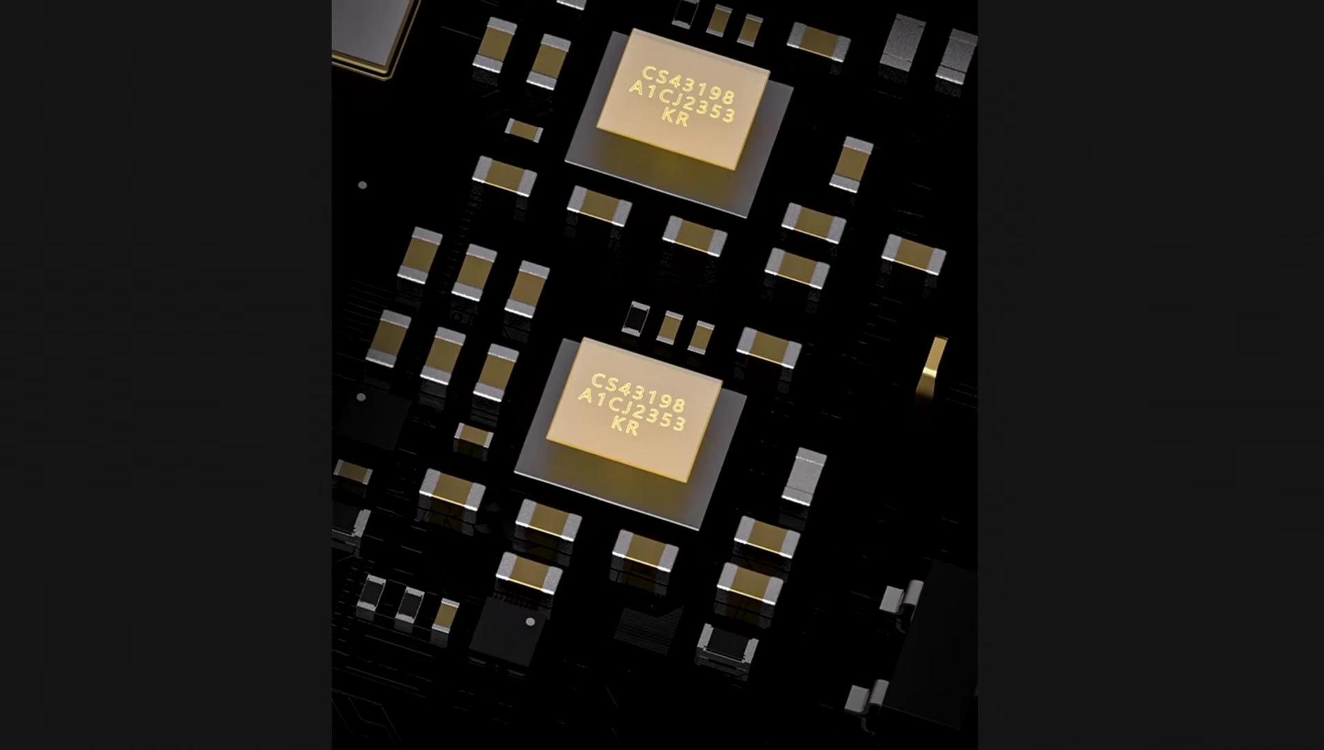 Close-up highlighting the TP35's specifications and connection ports