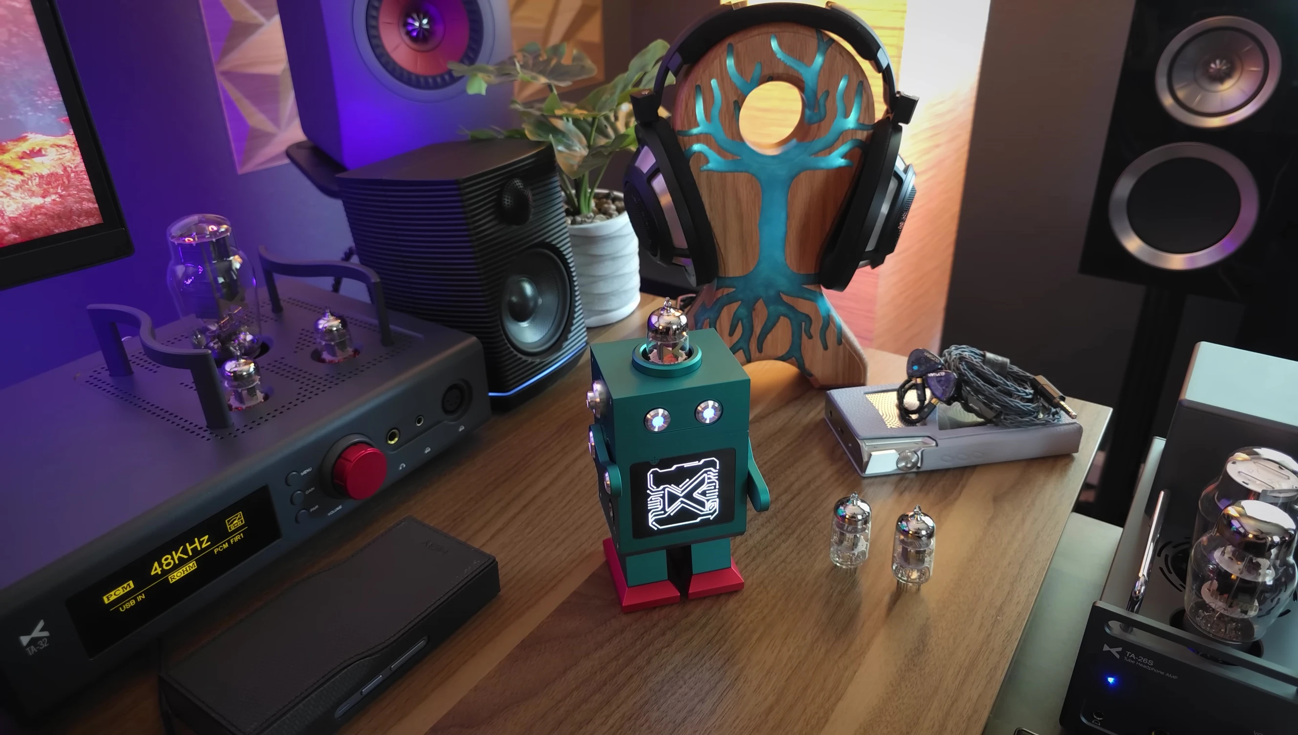 Speaker setup for audio testing