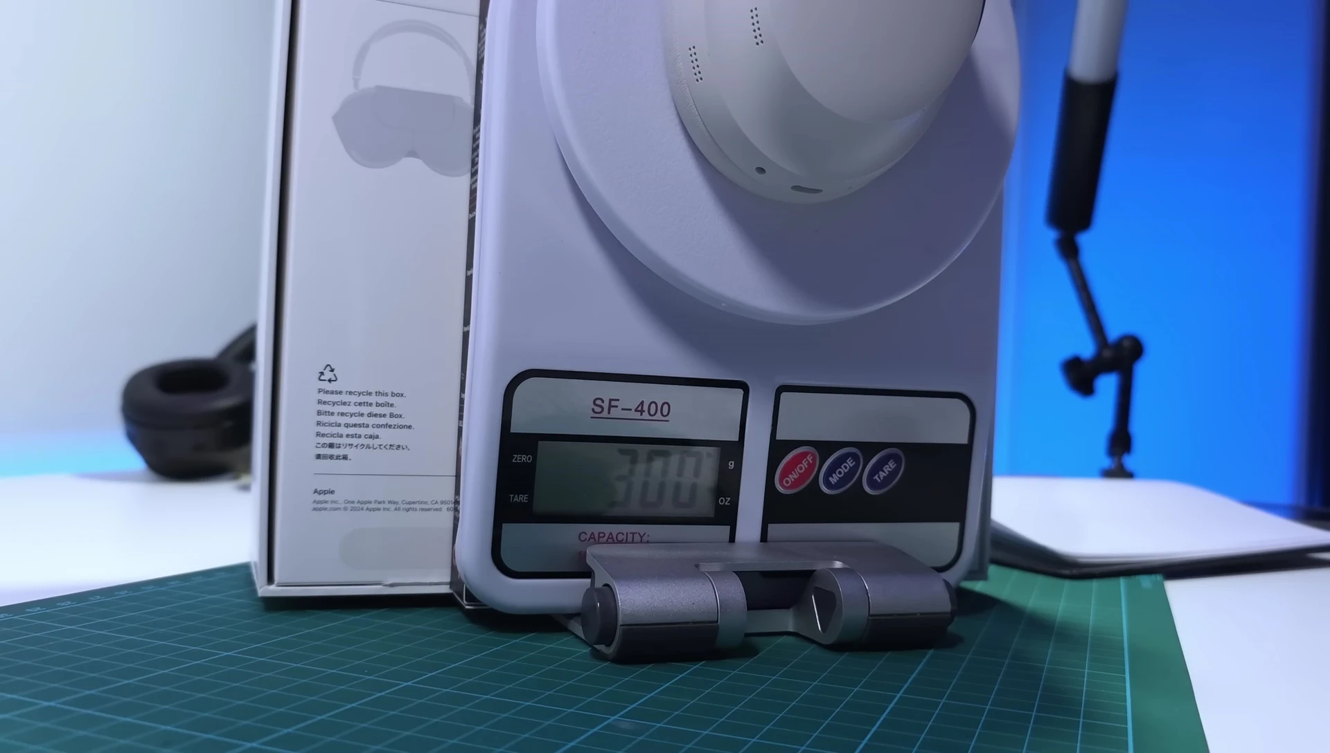 Measurement result for Bose QuietComfort Ultra clamping force