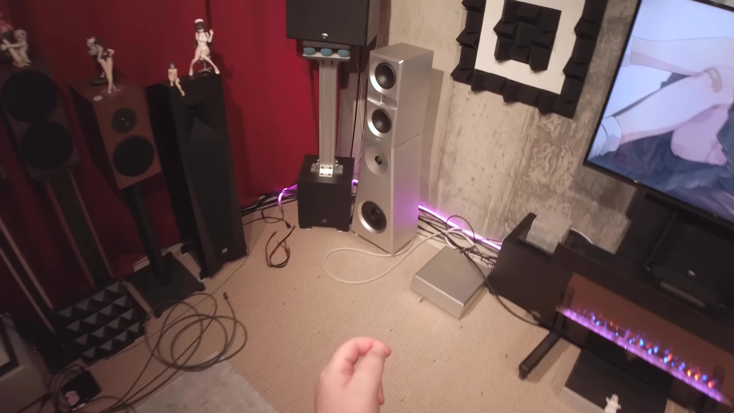 Close-up shot of the silver Platimon VC1 speakers